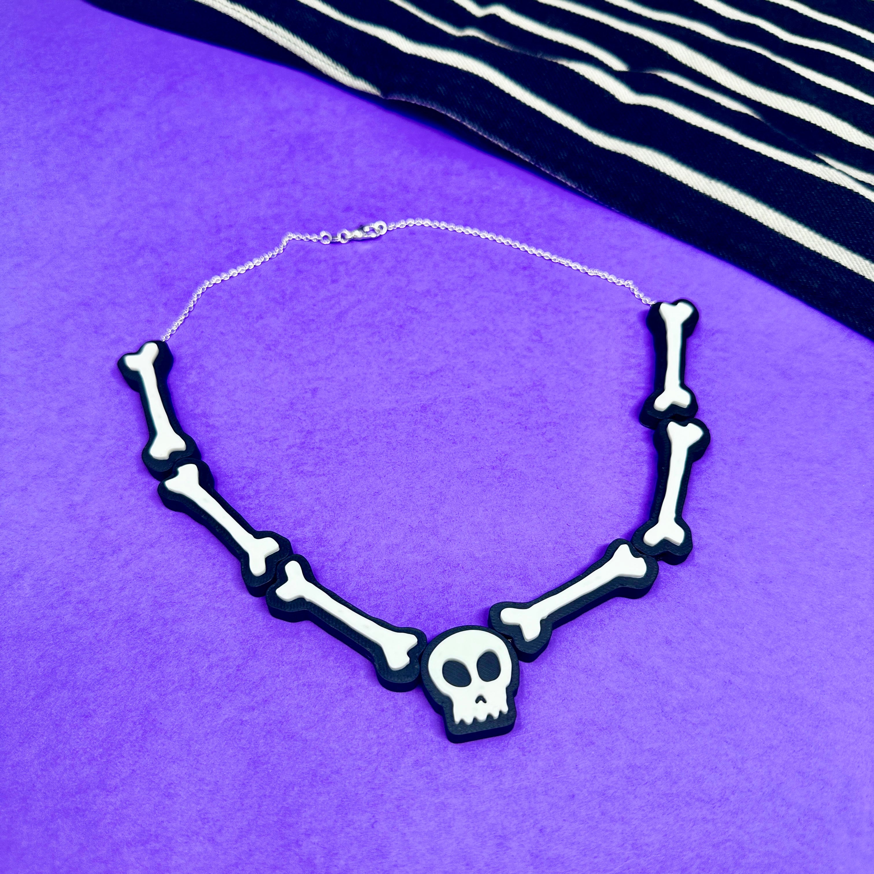 Skull and Bones Necklace