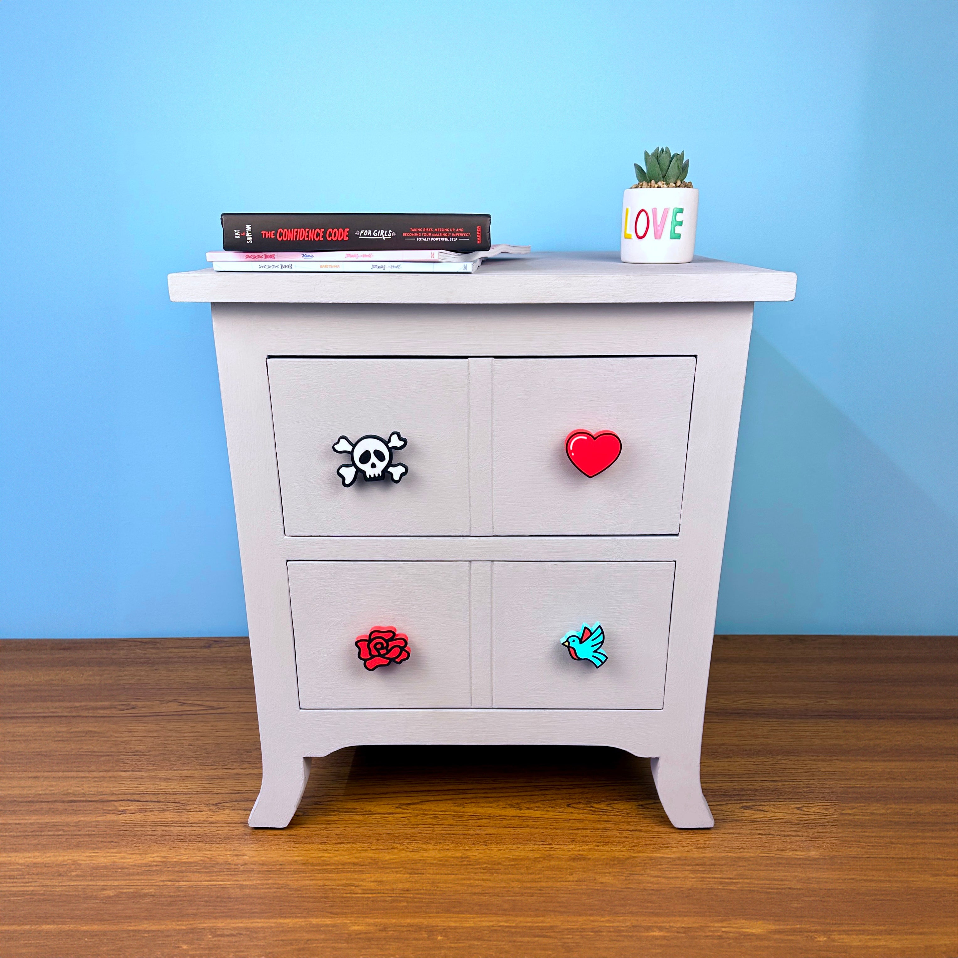 Tattoo Themed Drawer Knobs