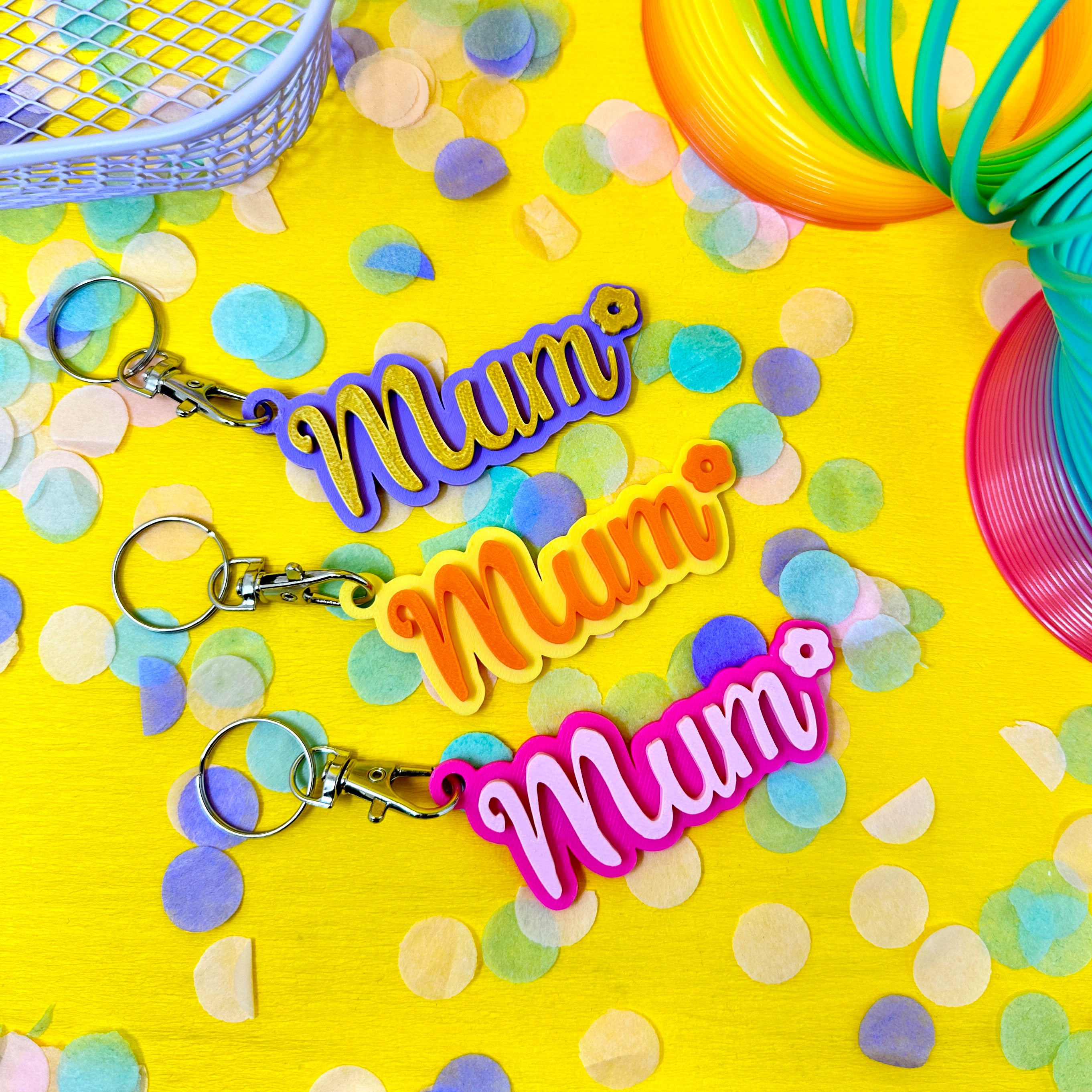 Mum Keyring