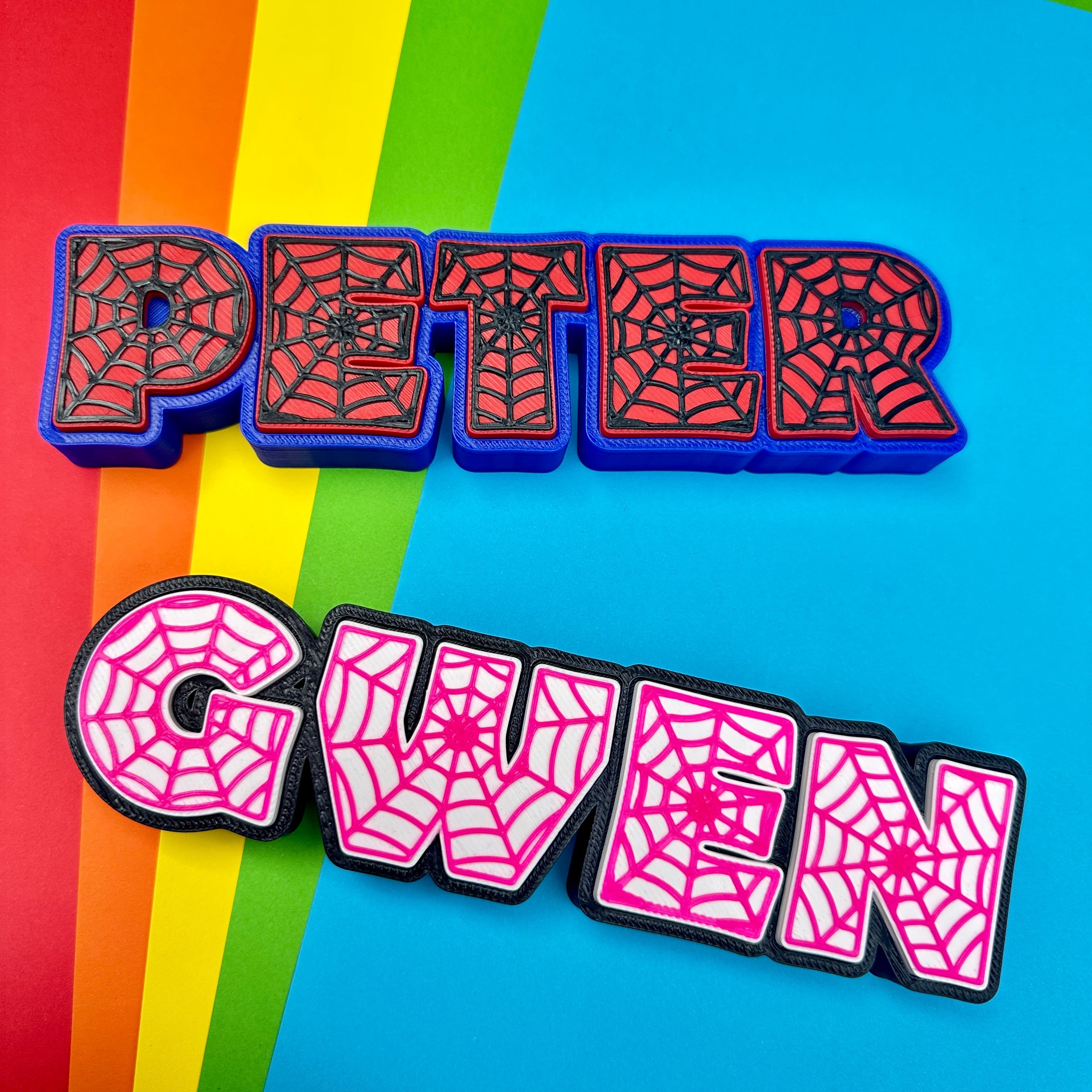 Personalised Spiderman Namesign UK