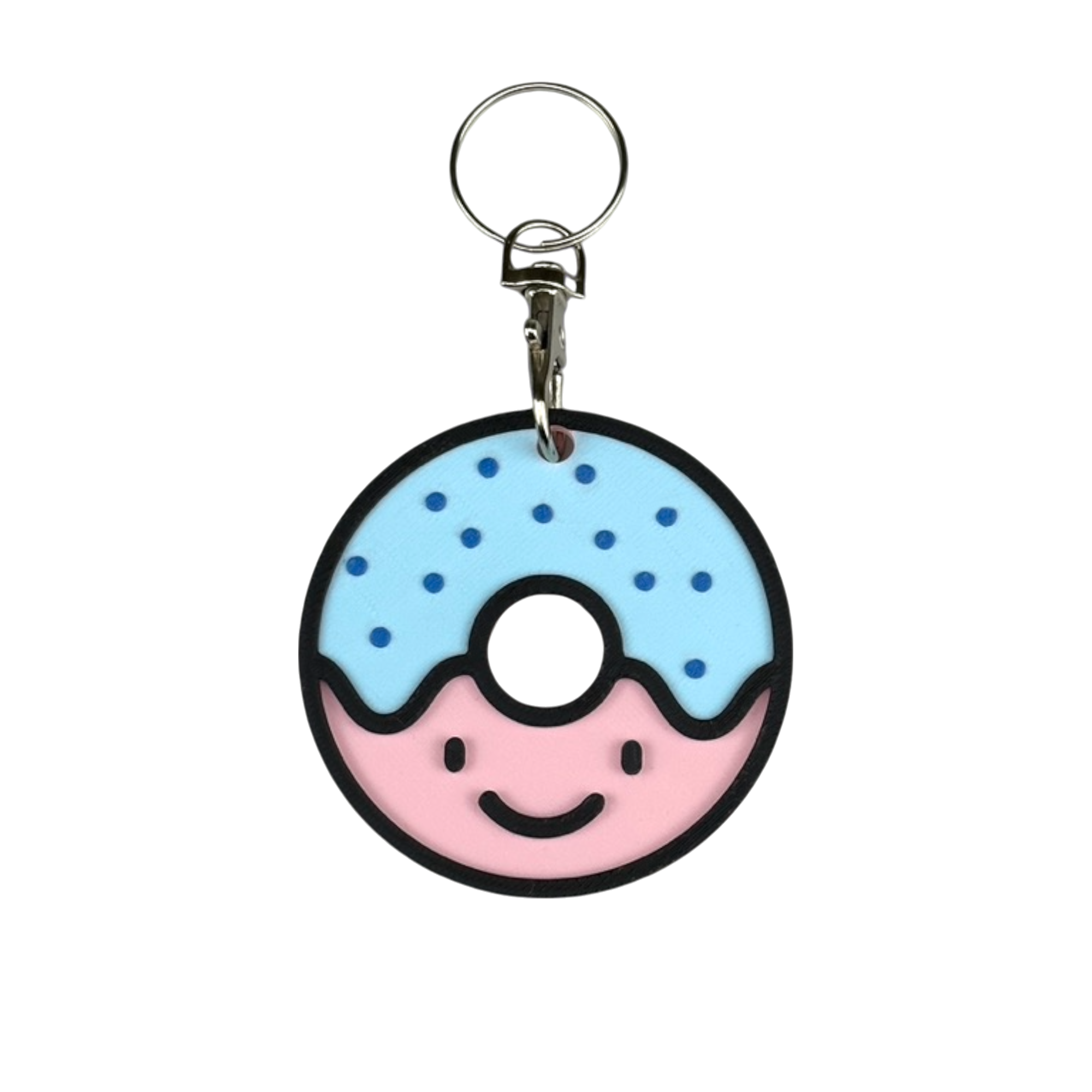 Kawaii Style Doughnut Keyring