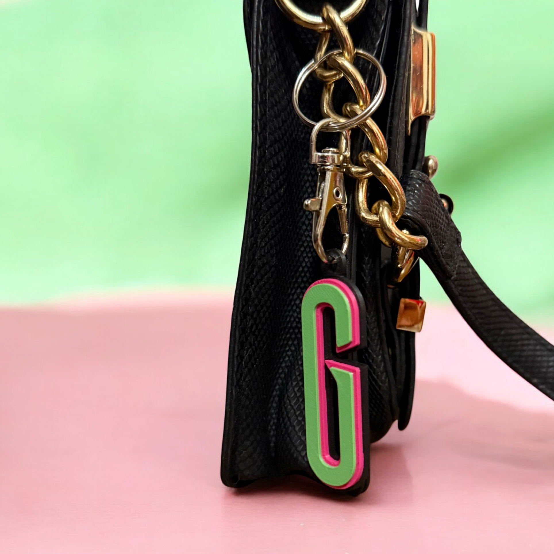 Wicked Personalised Initial Keyring