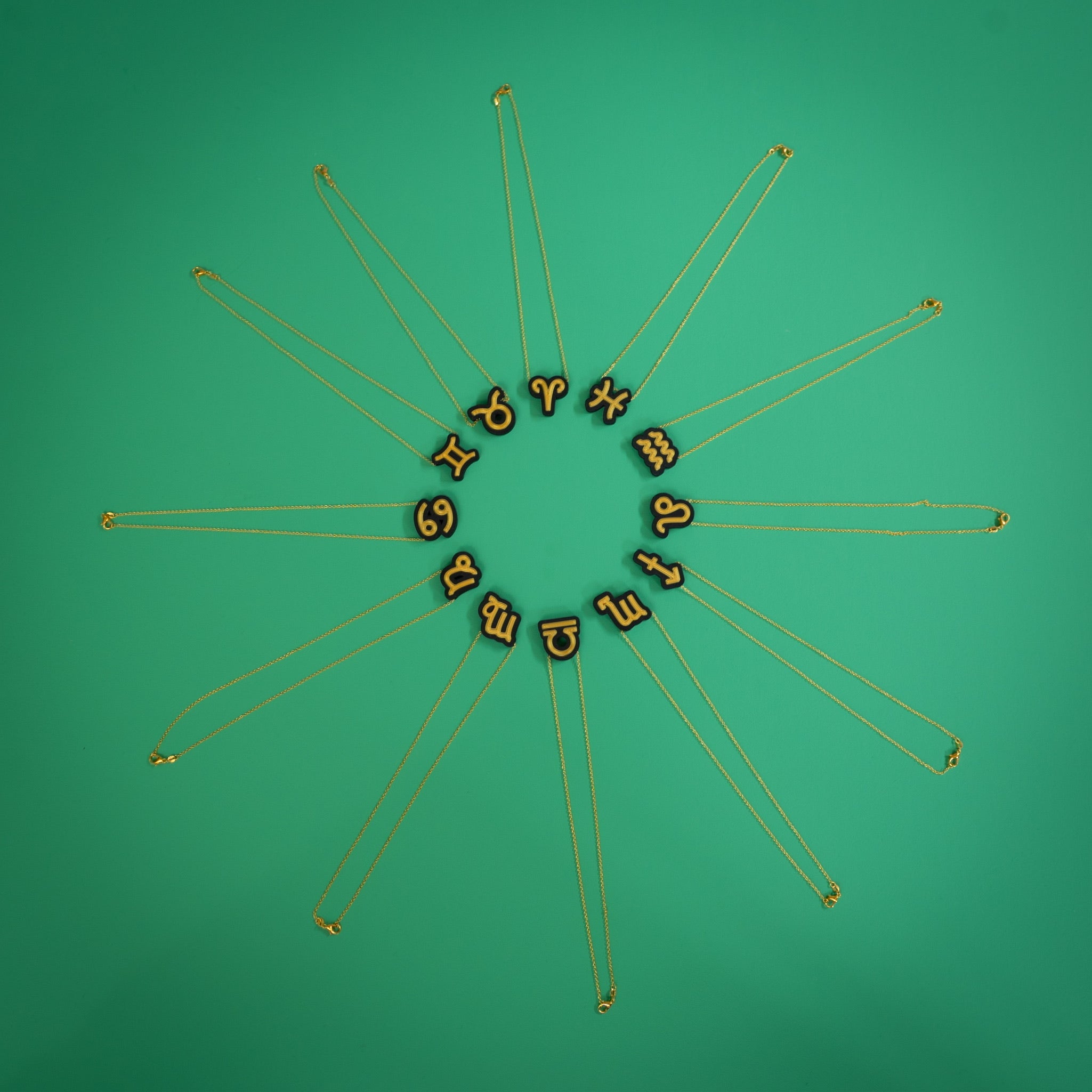 Zodiac Horoscope Star Sign Necklace