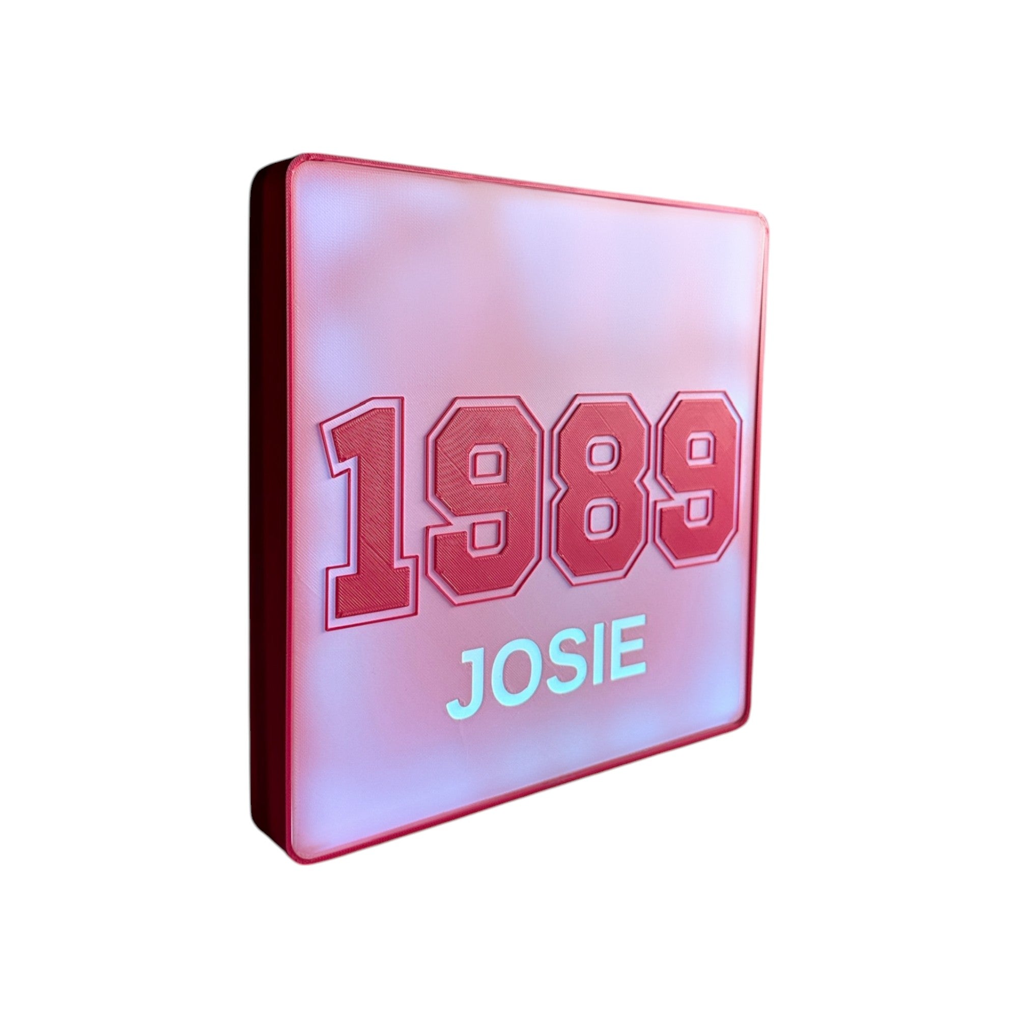 Personalised 1989 Swiftie LED Lightbox