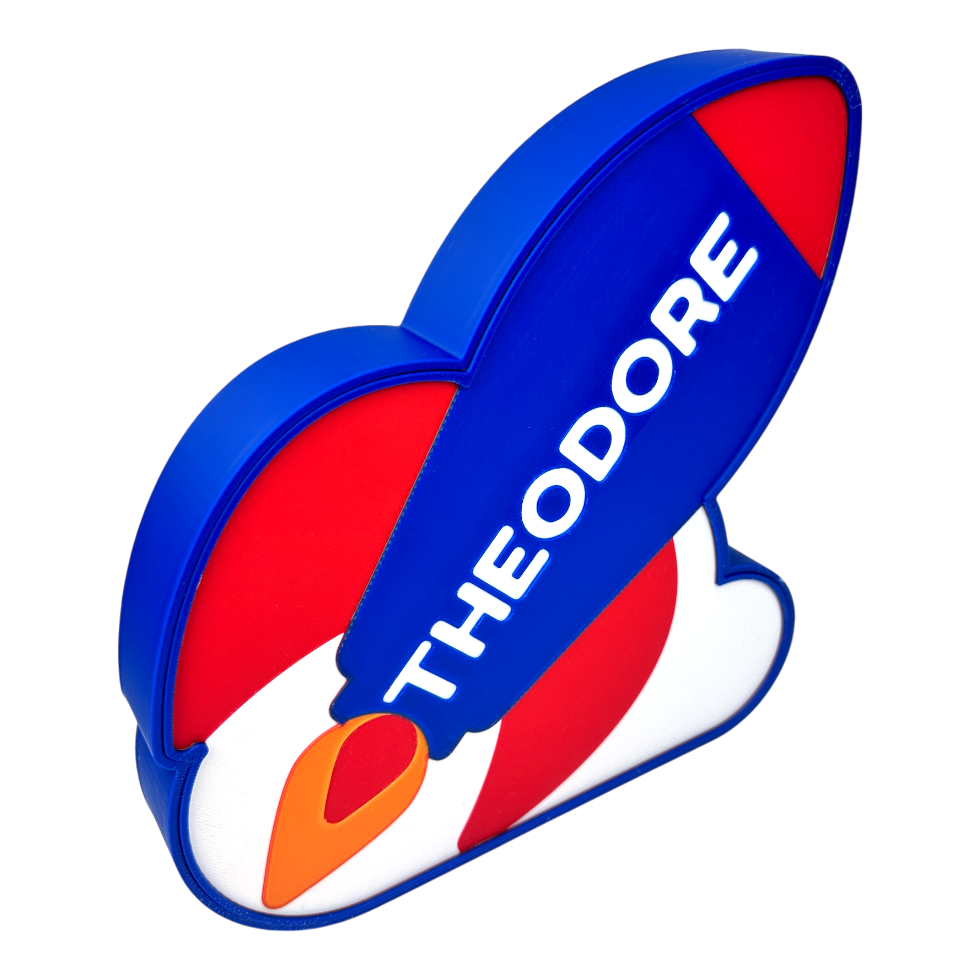 Personalised Rocket LED Lightbox