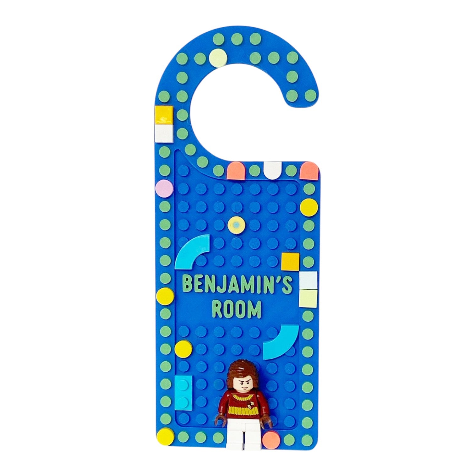 Personalised Brick Compatible Door Hanger