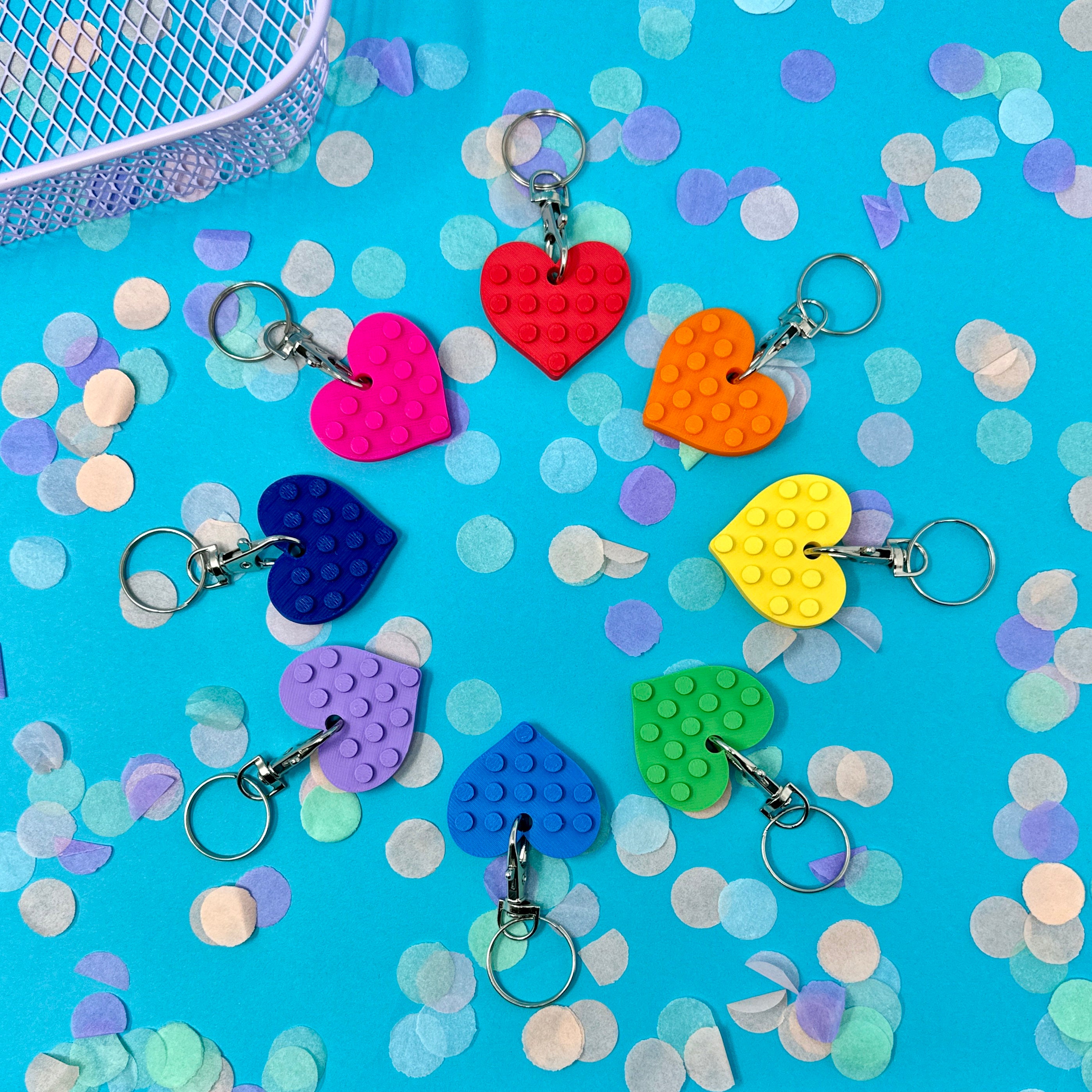Heart Keyring - Brick Compatible