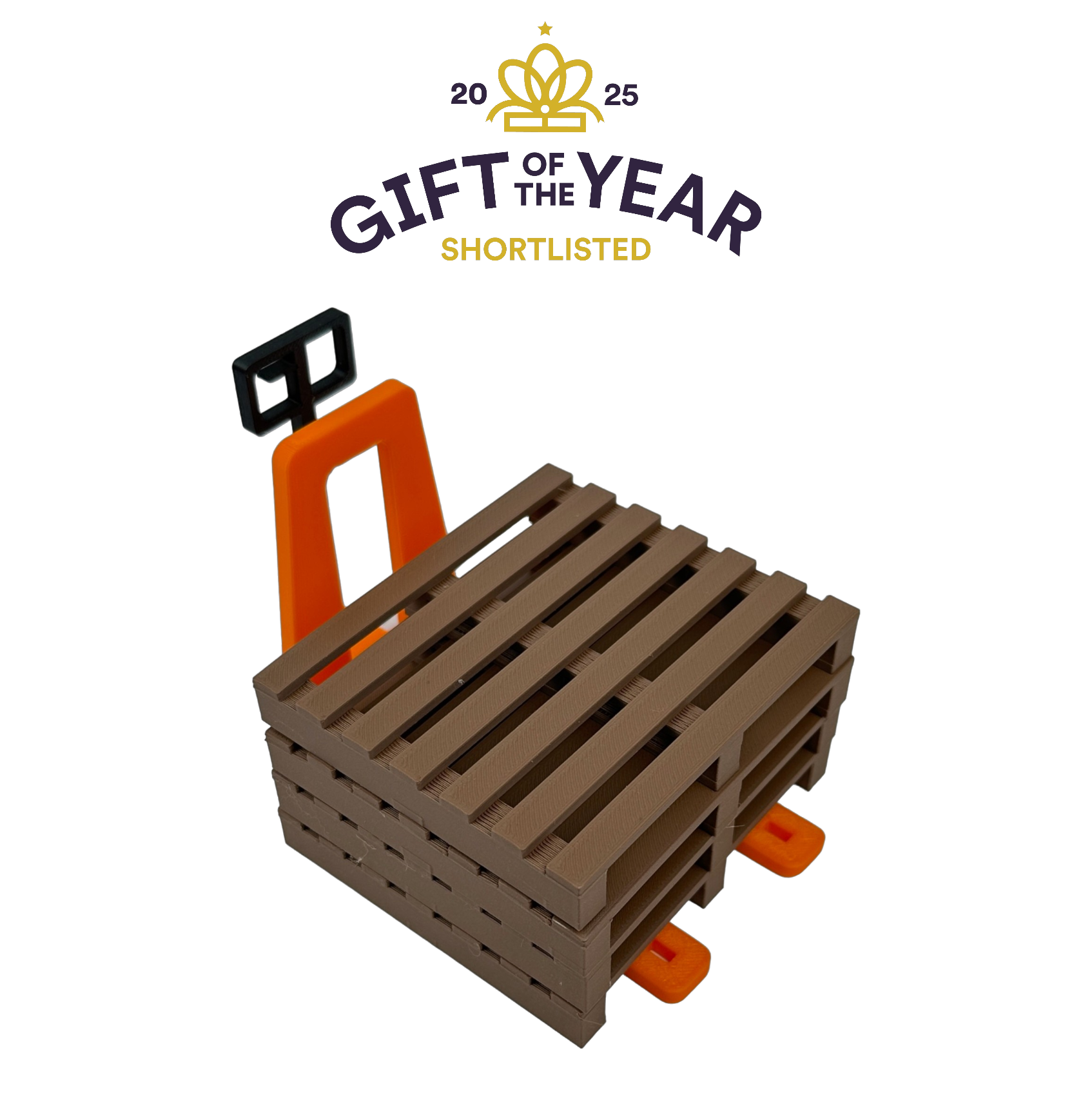 Pallet & Pump Truck Coaster Set