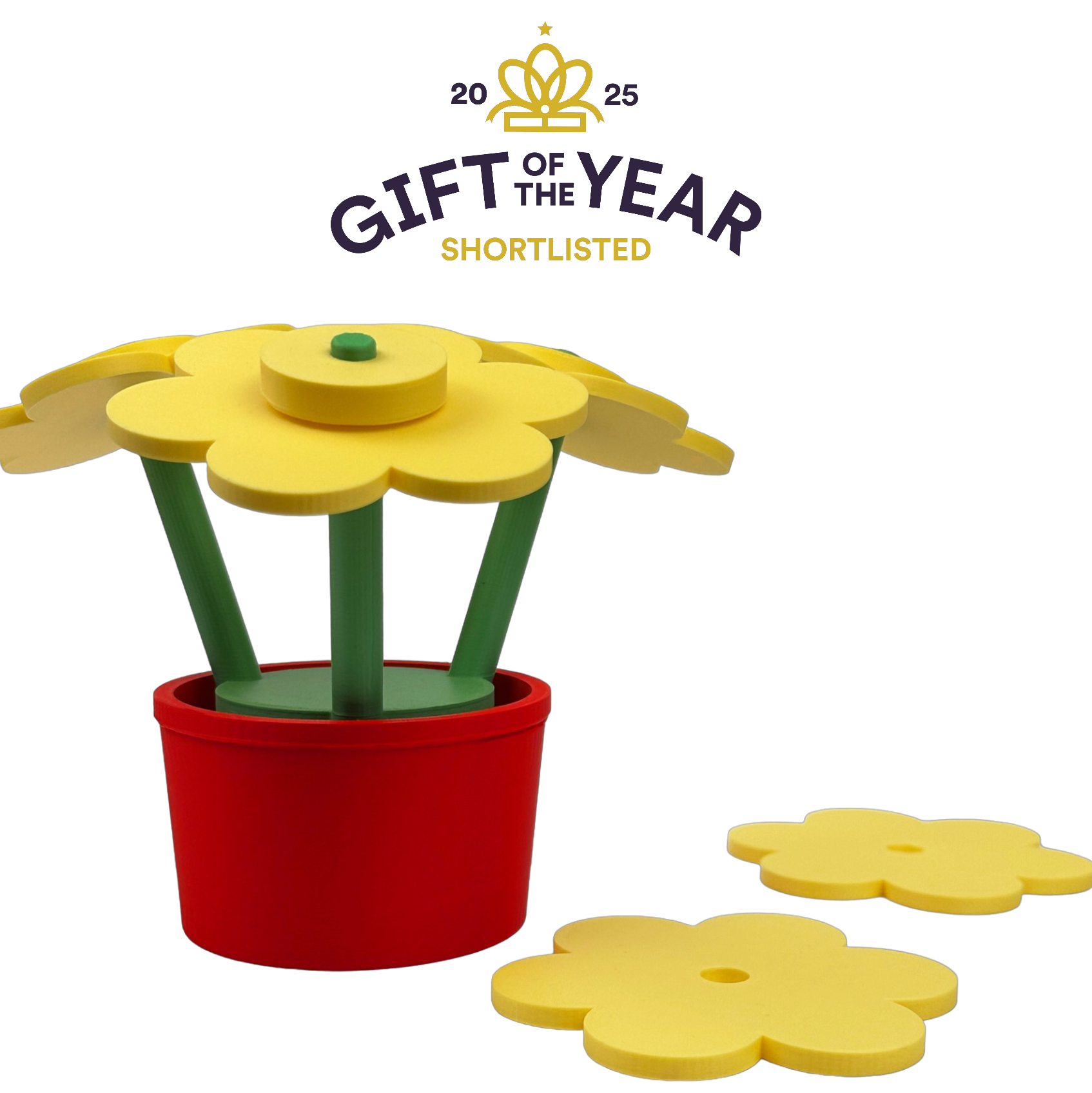 Brick Flower Coaster