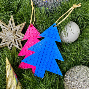 lego brick compatible hanging tree decorations