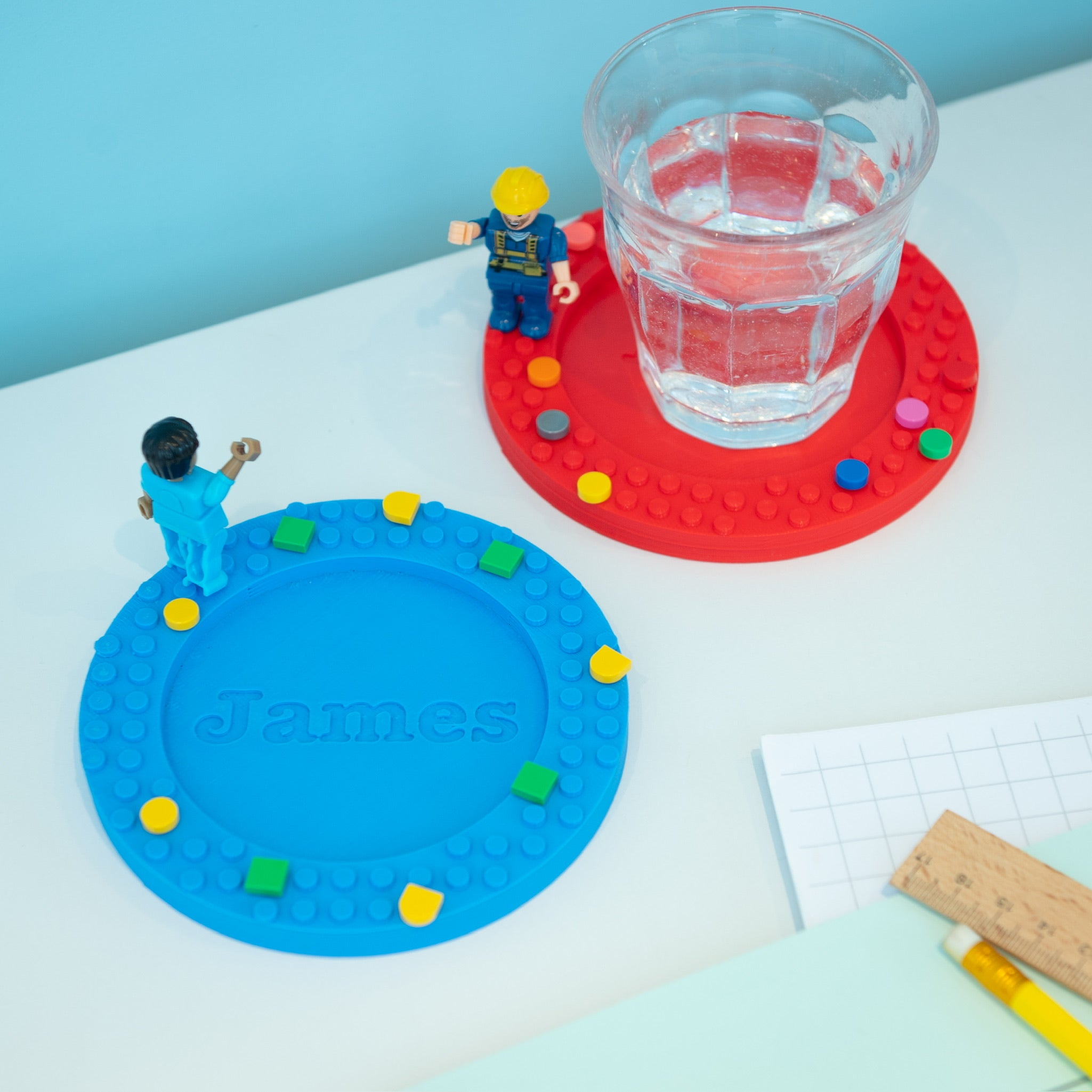 Personalised Lego compatible coaster