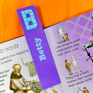 Personalised Lego Bookmark