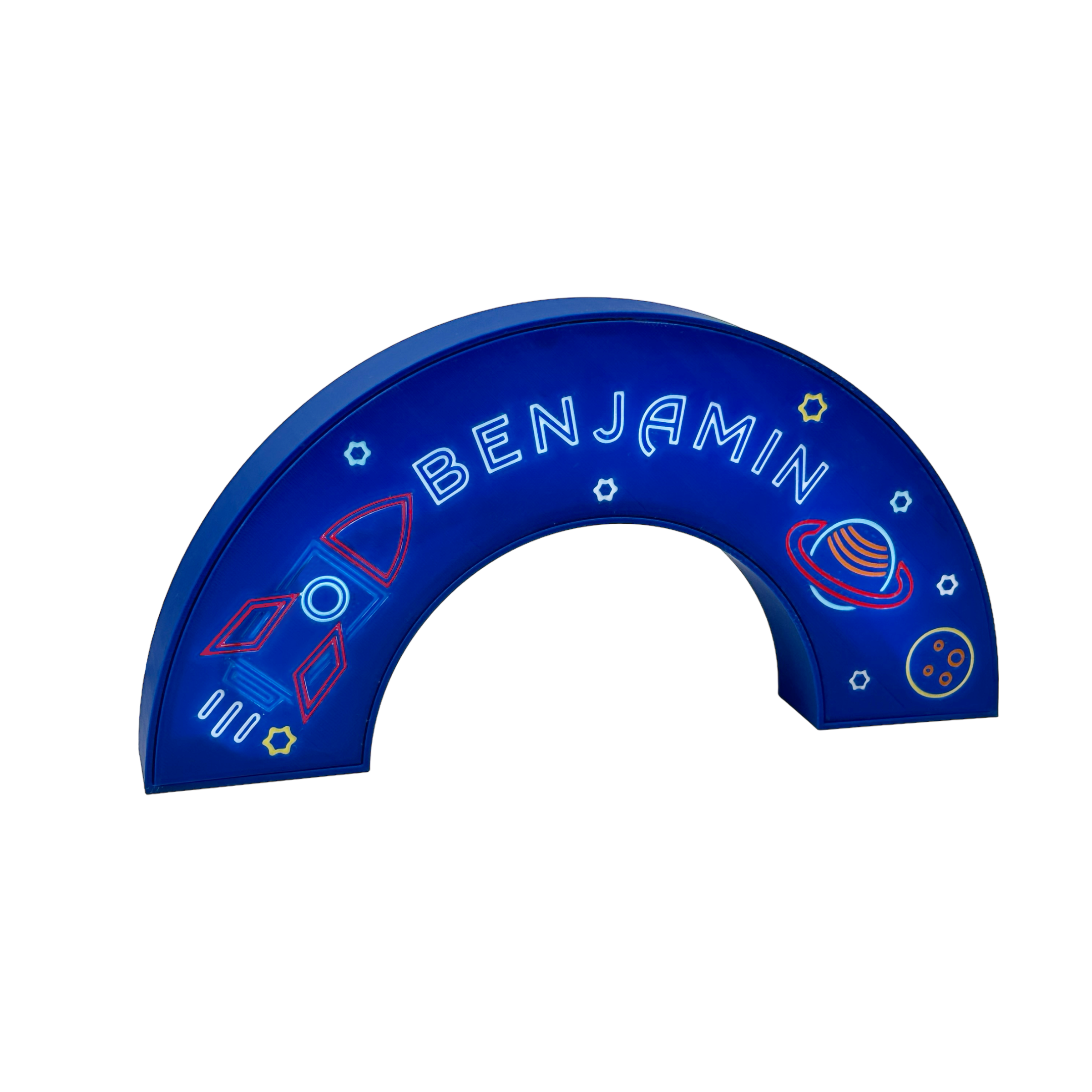 Personalised Space Themed LED Lightbox