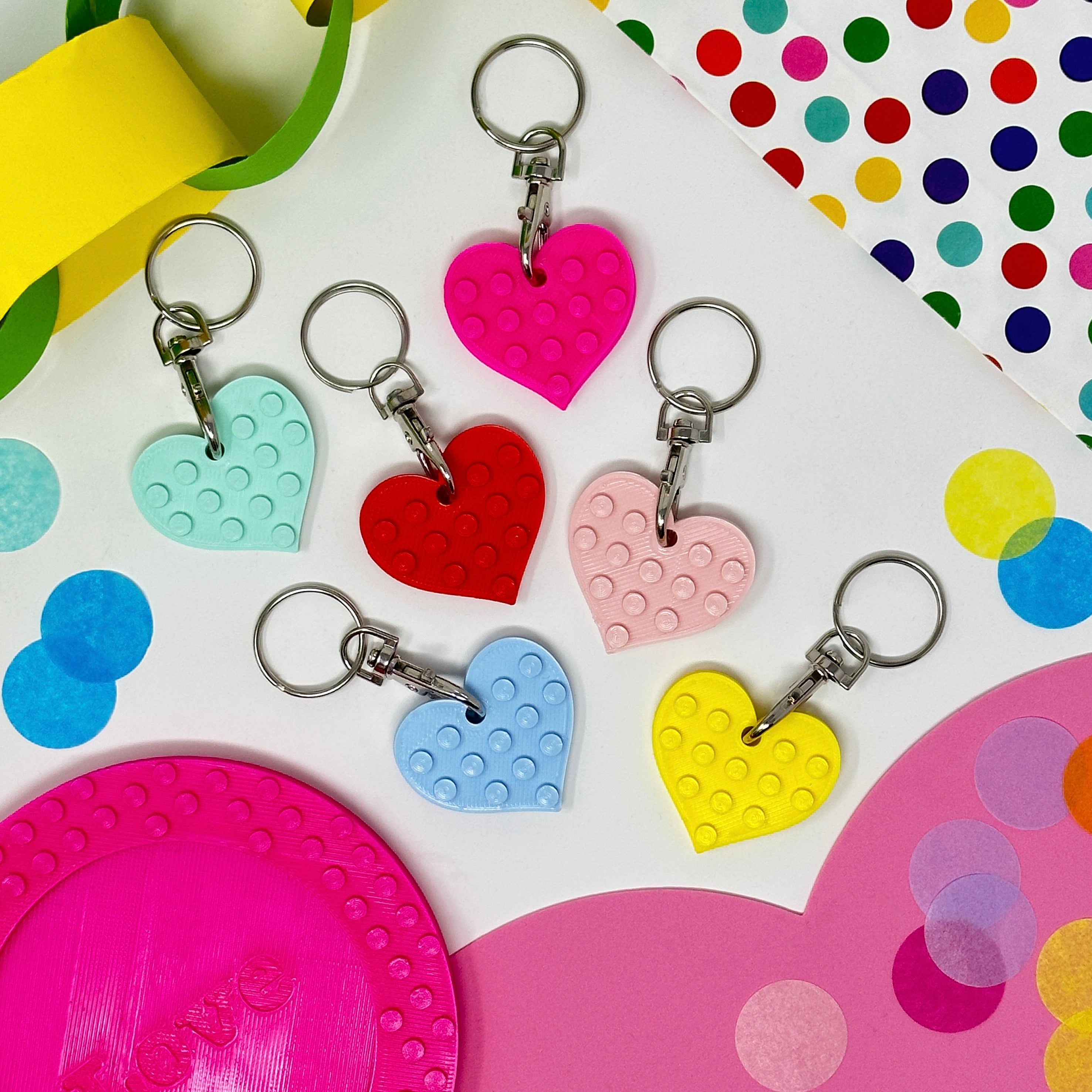 Heart Keyring - Brick Compatible