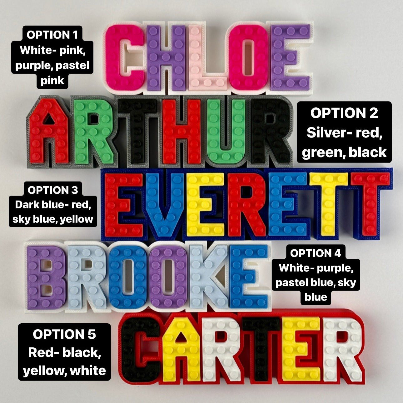 Brick Compatible Namesign