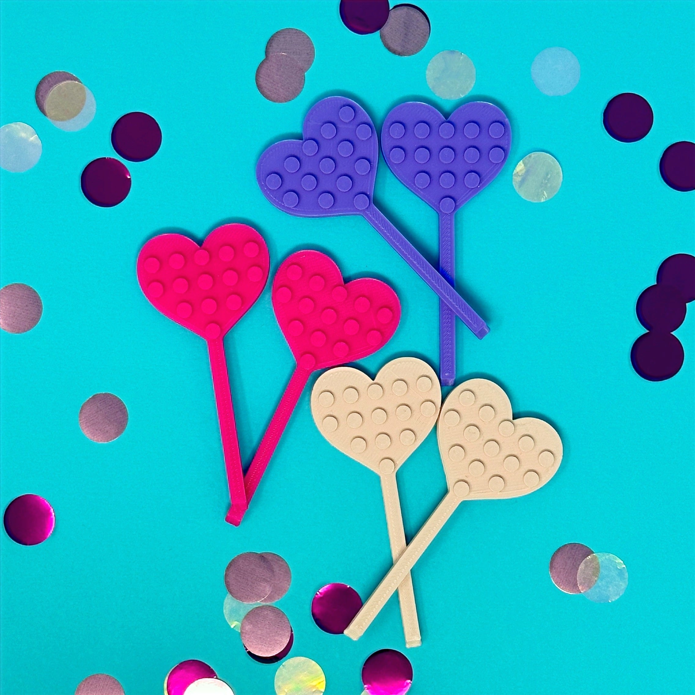 Heart Cupcake Topper