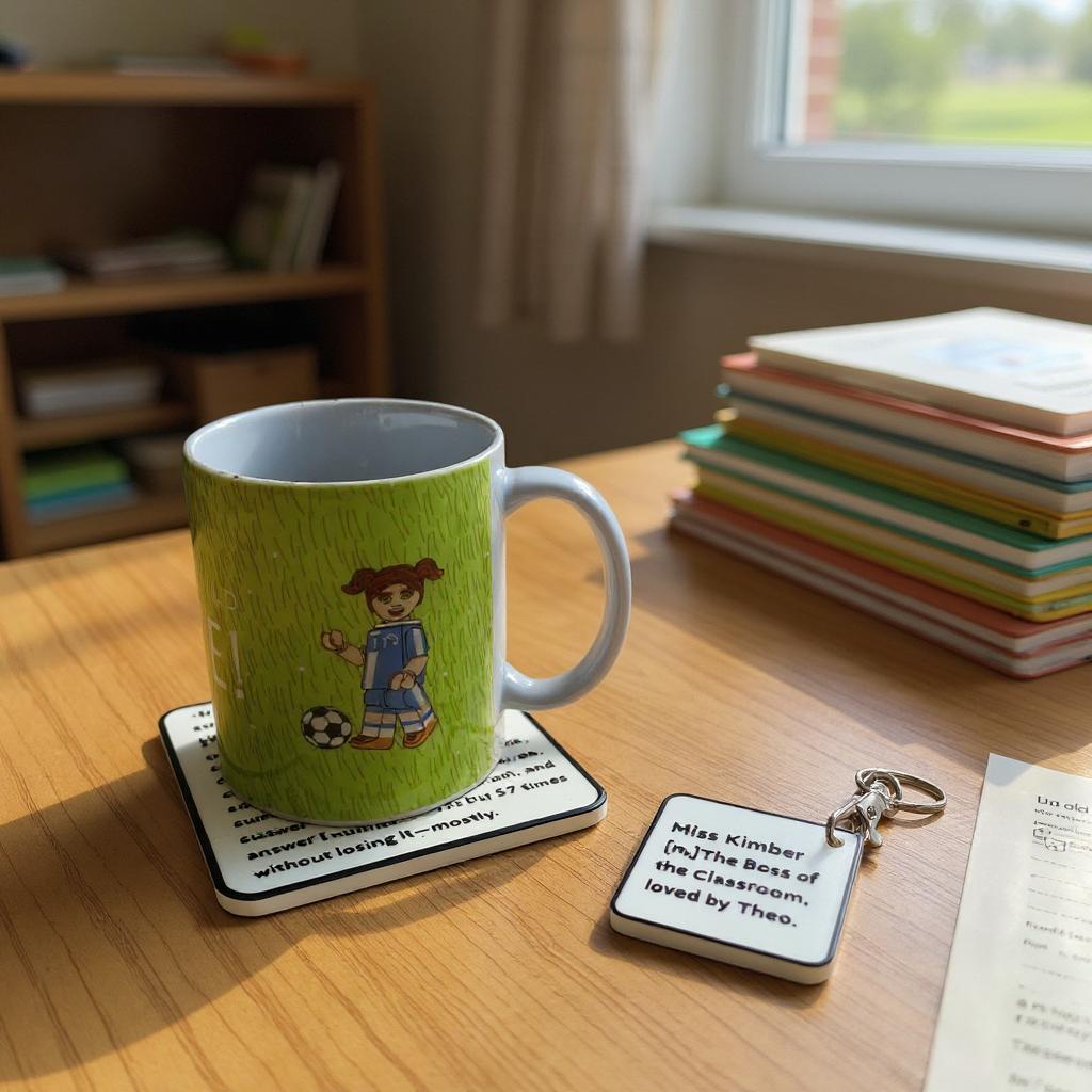 Personalised Dictionary Definition Keyring for Teachers