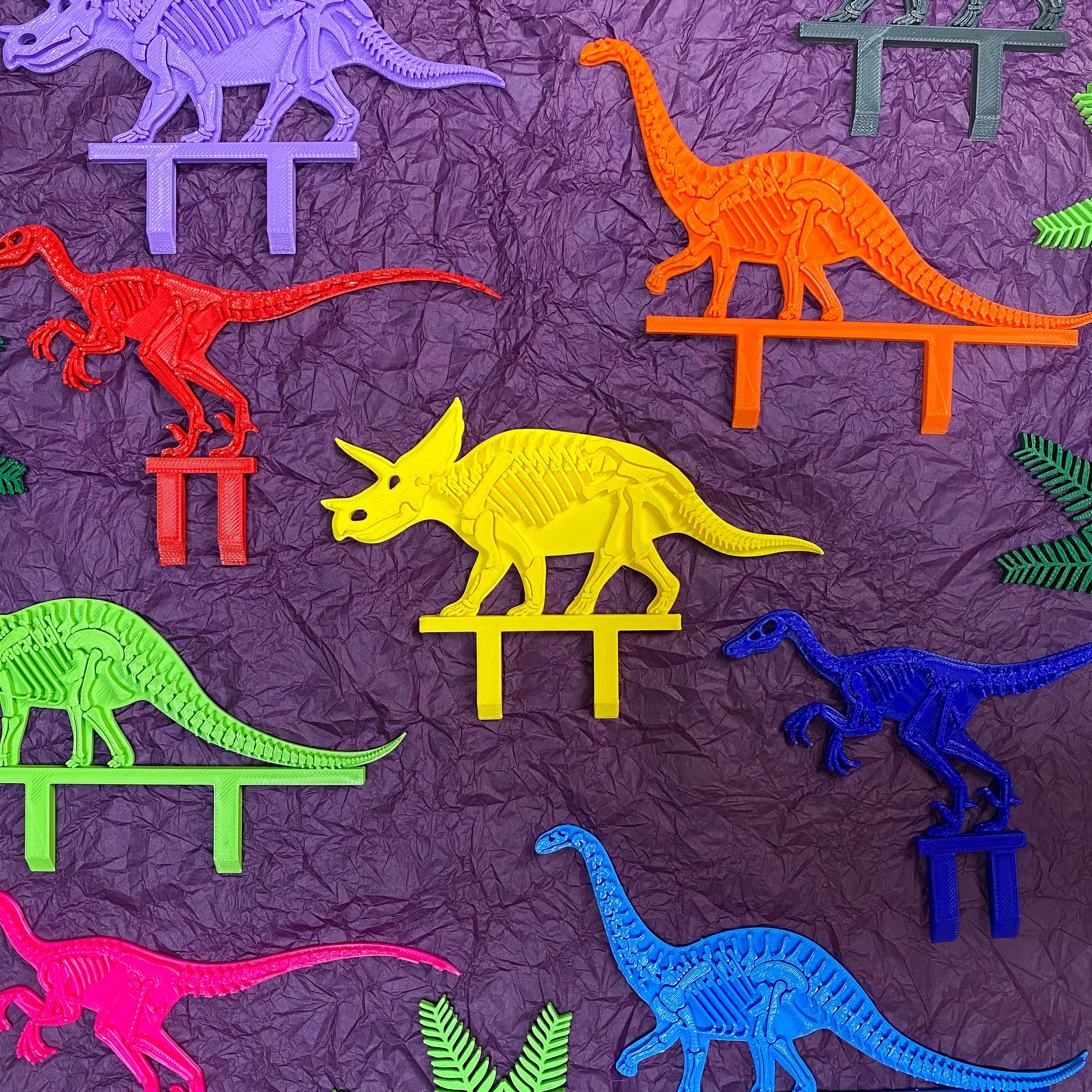Mini Dinosaur Cake Toppers