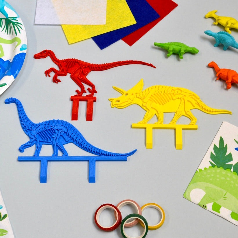 Mini Dinosaur Cake Toppers