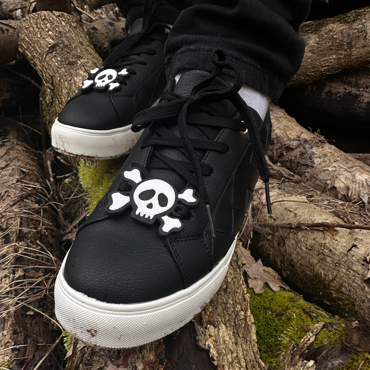 3D Printed Skull Shoelace Charms UK Made & Eco Friendly Made Happy