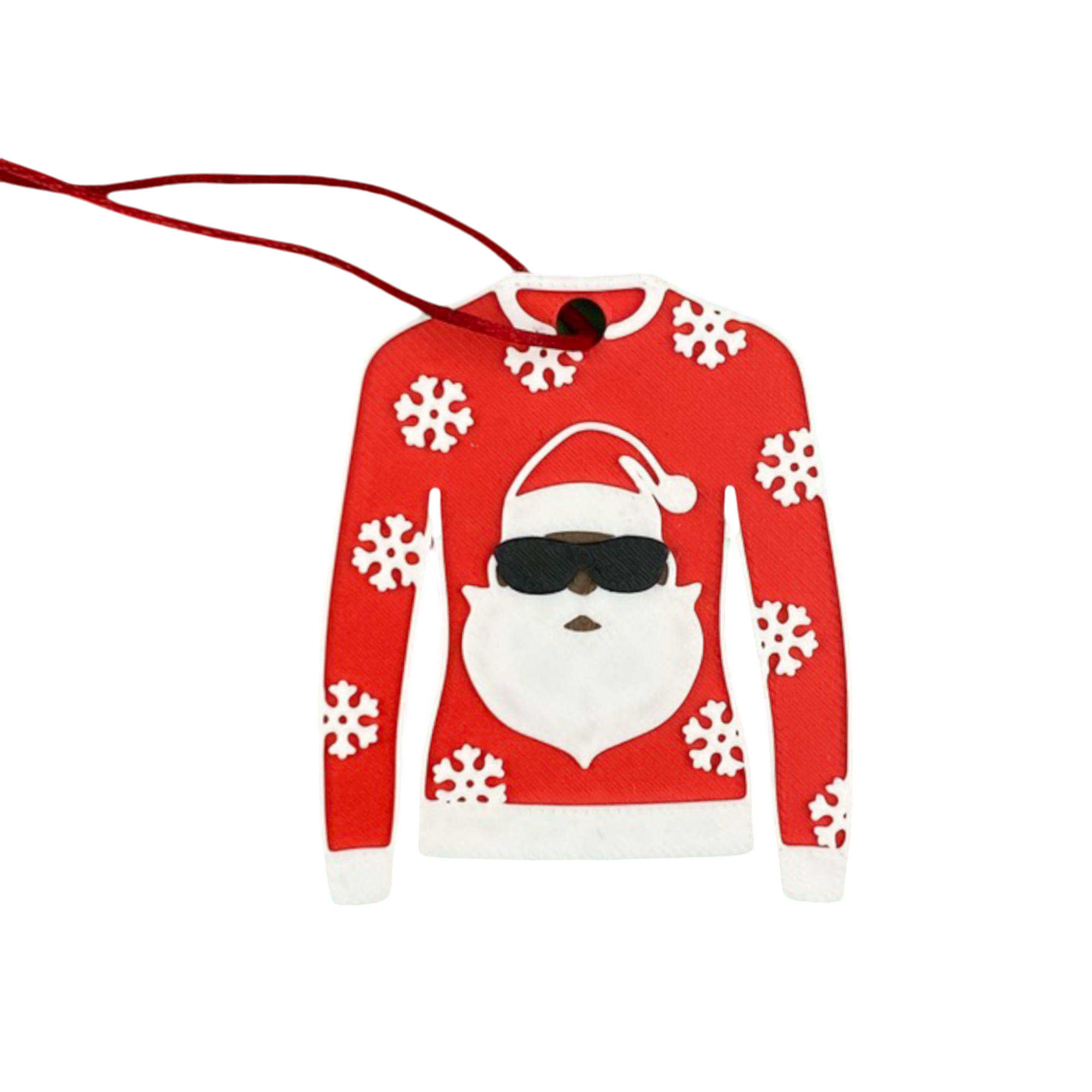 Christmas Jumper Santa Tree Decoration