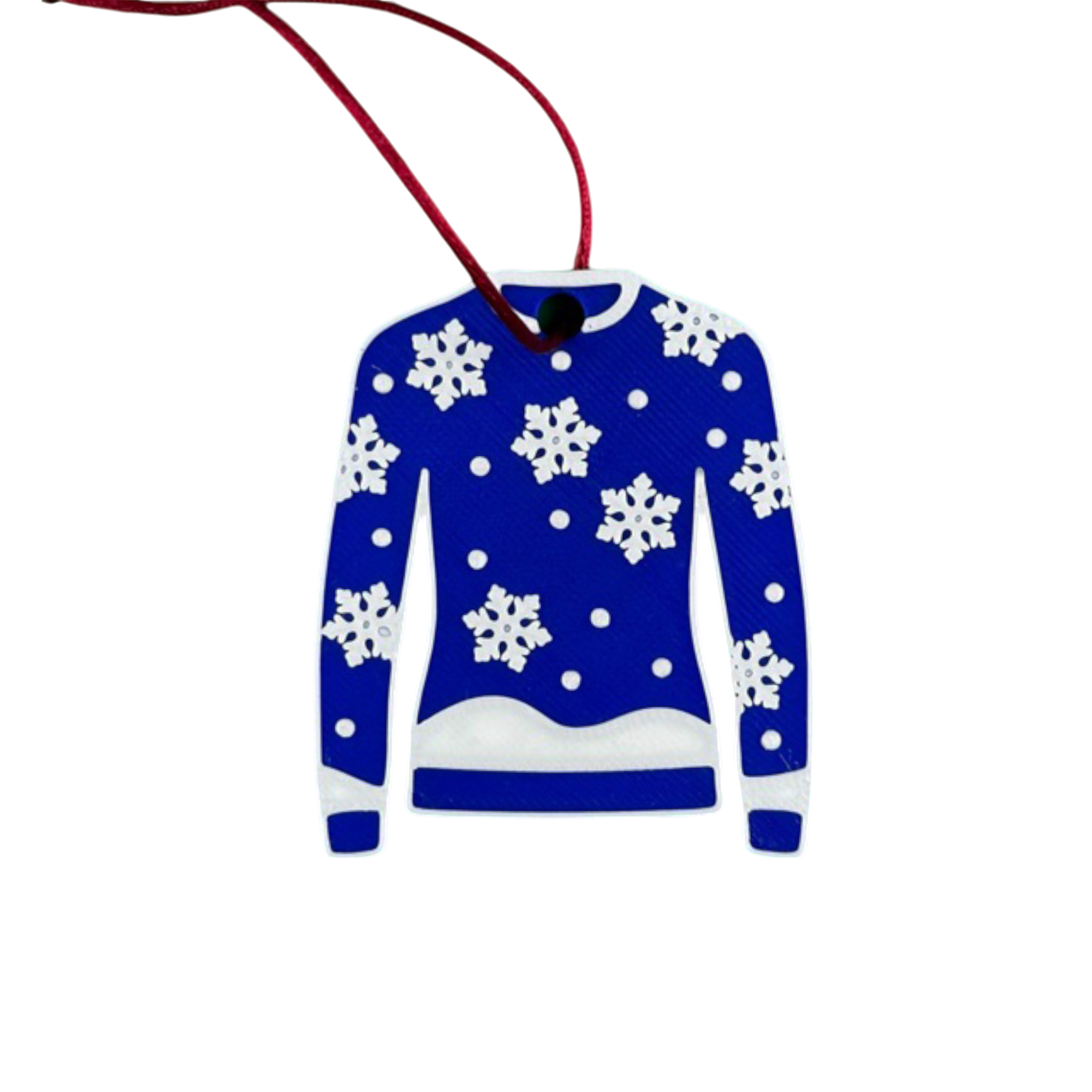 Christmas Jumper Snowfall Tree Decoration