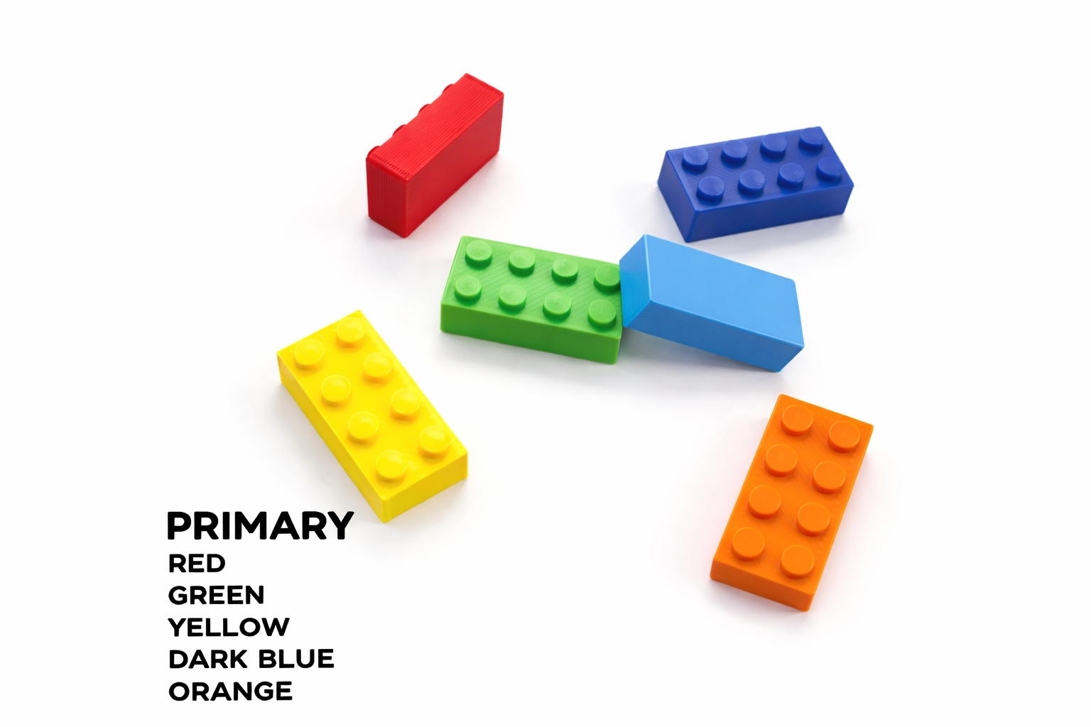 Set of 6 Bricks for Cake Decoration | Cupcake Topper