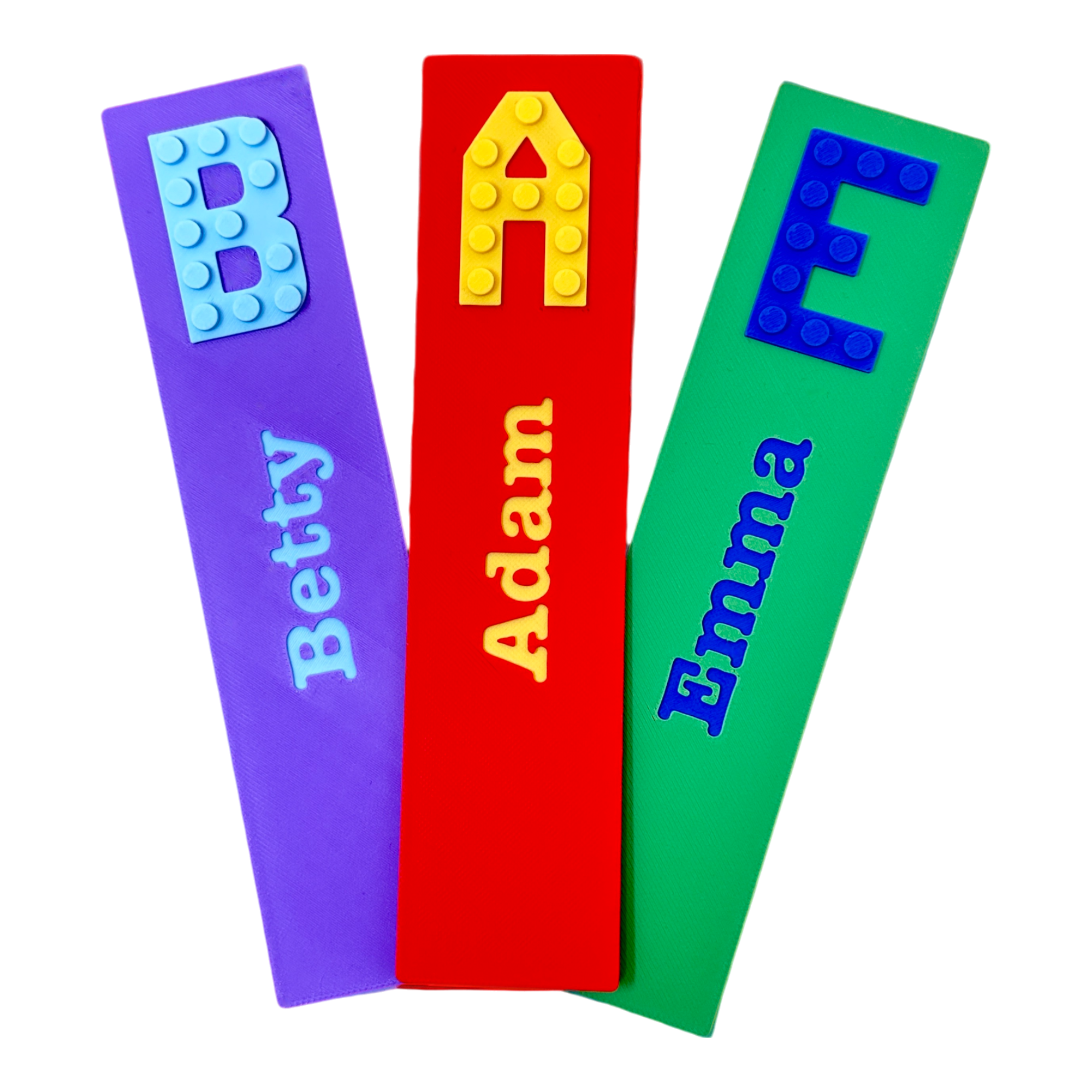 Personalised Brick Compatible Bookmark