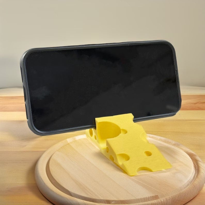 Cheese Wedge Phone Holder