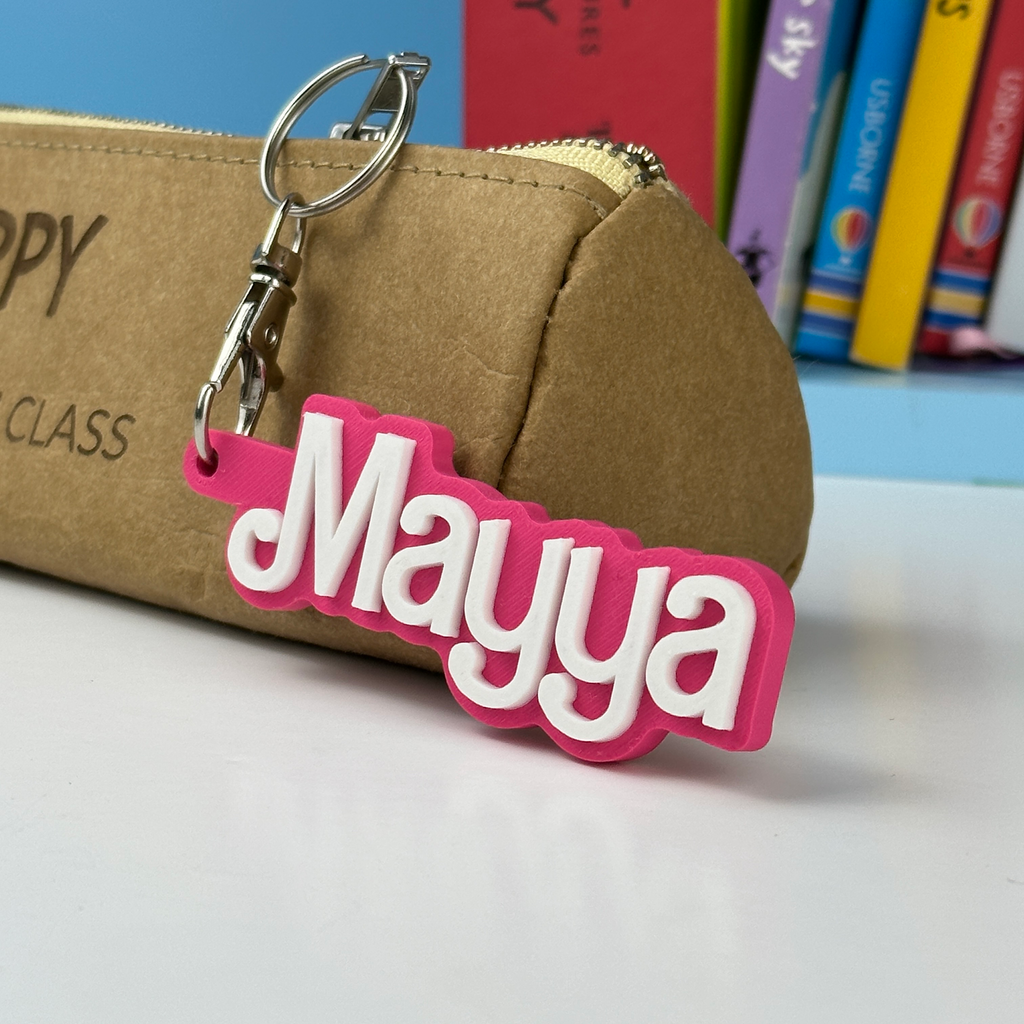 Personalised Keyrings - 3D Printed – Made Happy Gifts