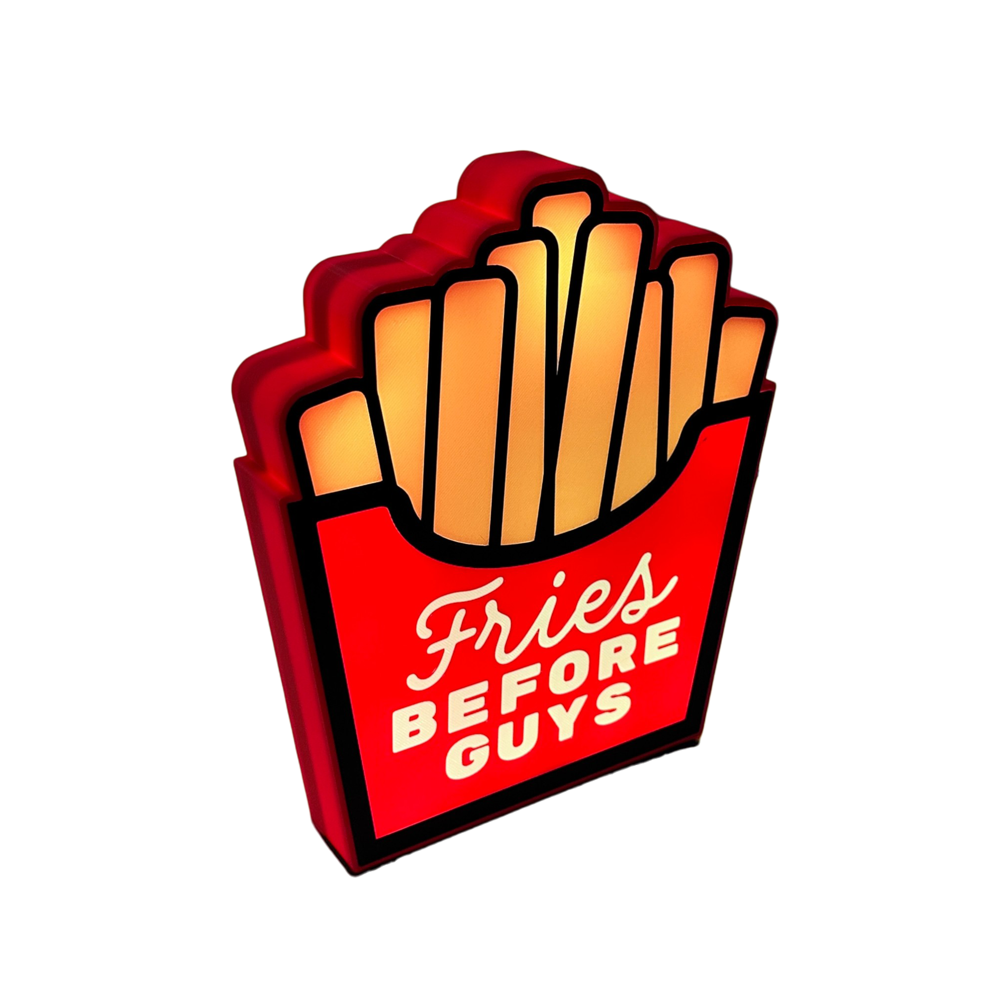 Fries Before Guys LED Lightbox
