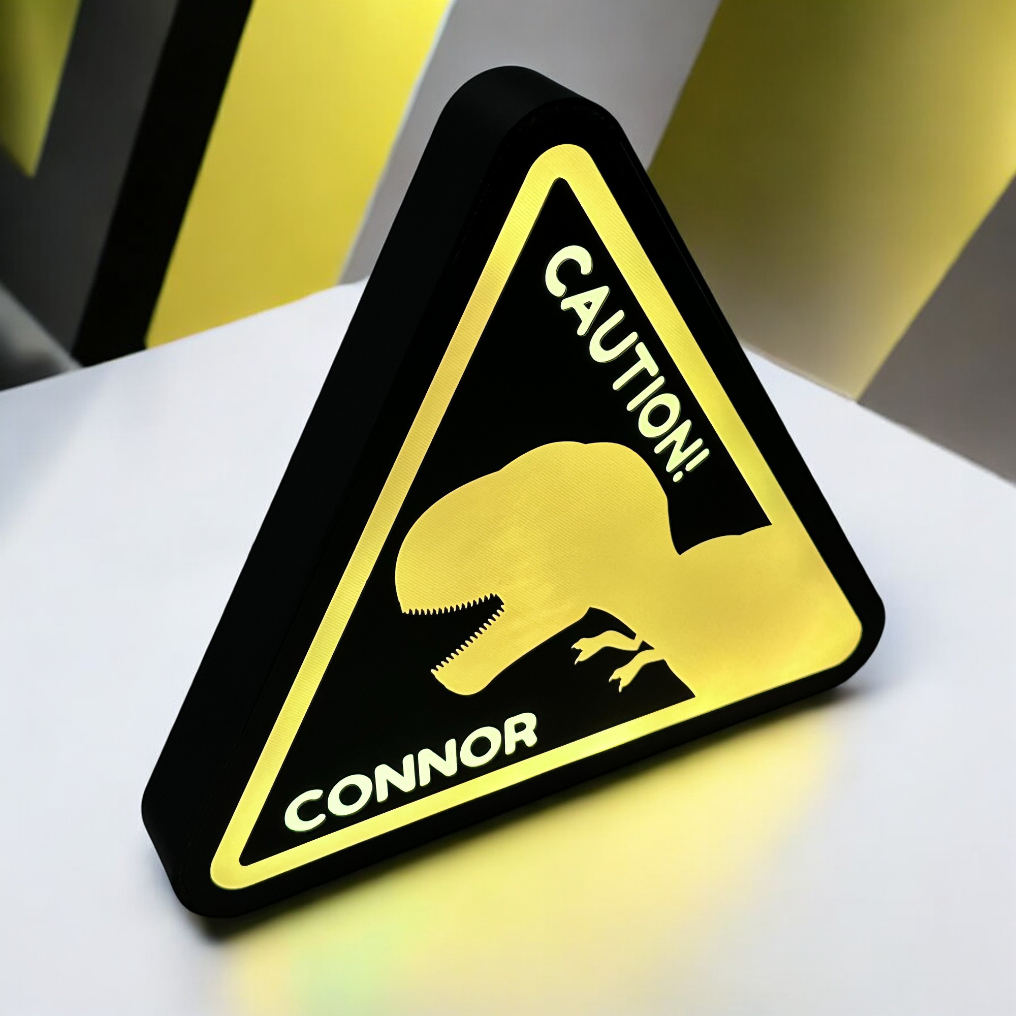 Personalised Dinosaur LED Lightbox