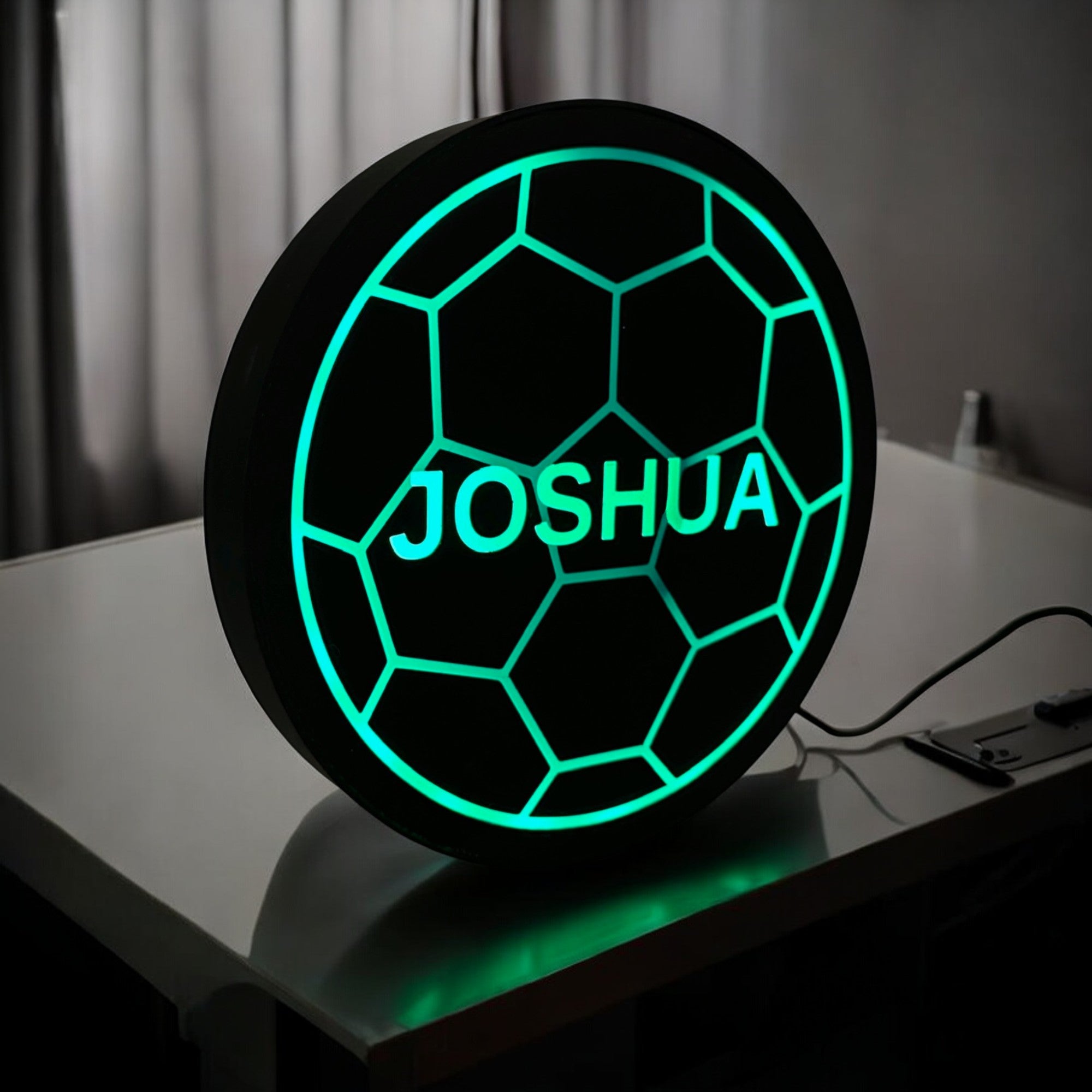Personalised Football LED Lightbox