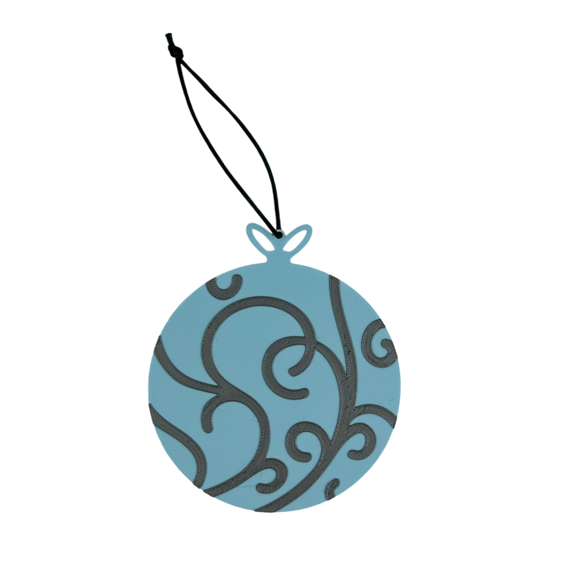 Tinsel Bauble Hanging Tree Decoration