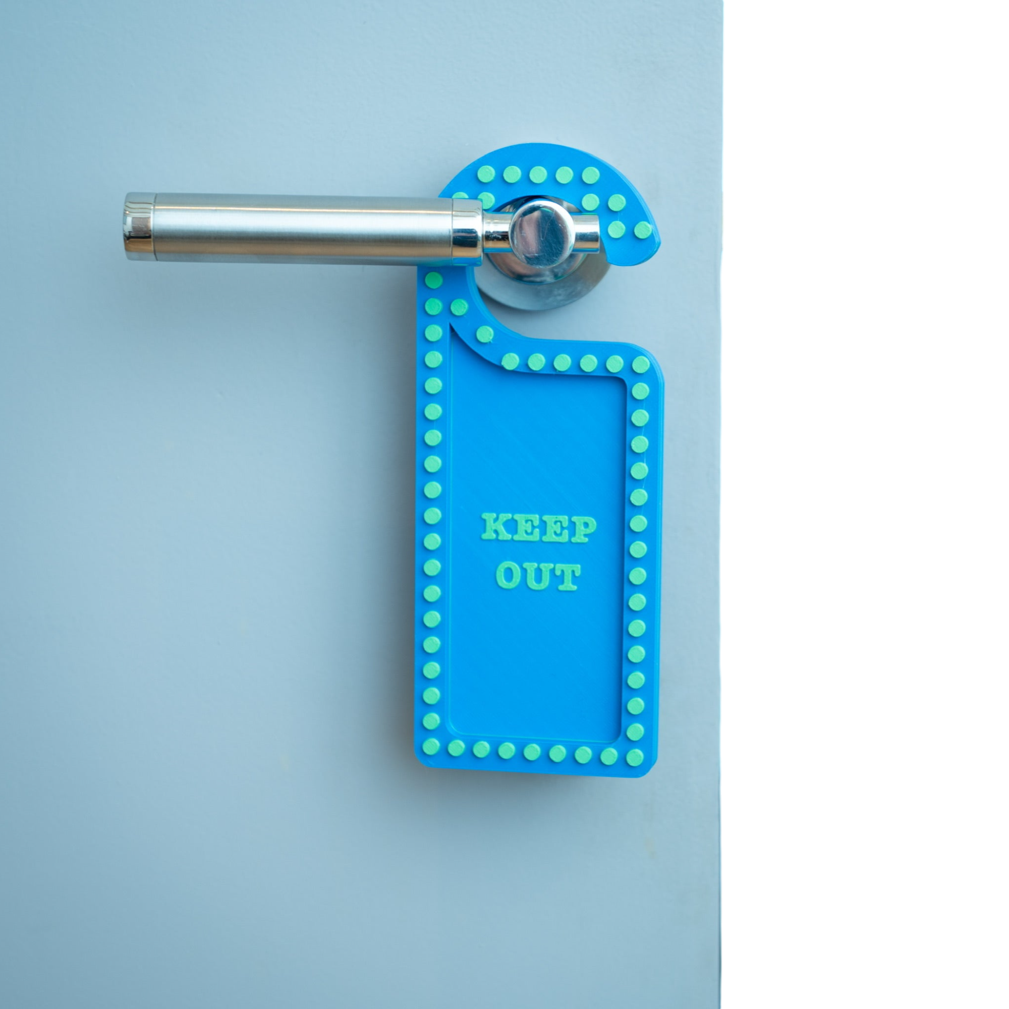 Personalised Brick Compatible Door Hanger