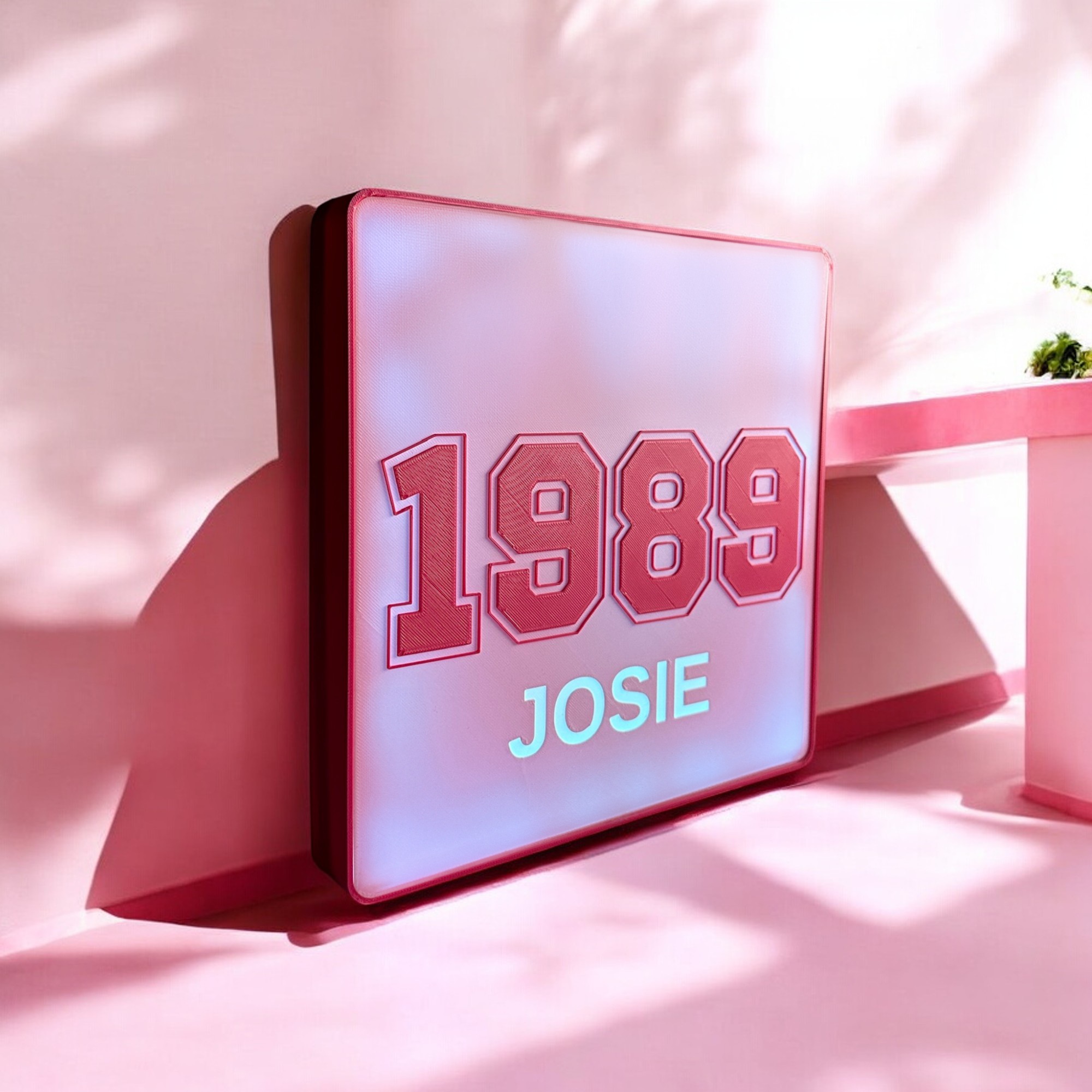 Personalised 1989 Swiftie LED Lightbox