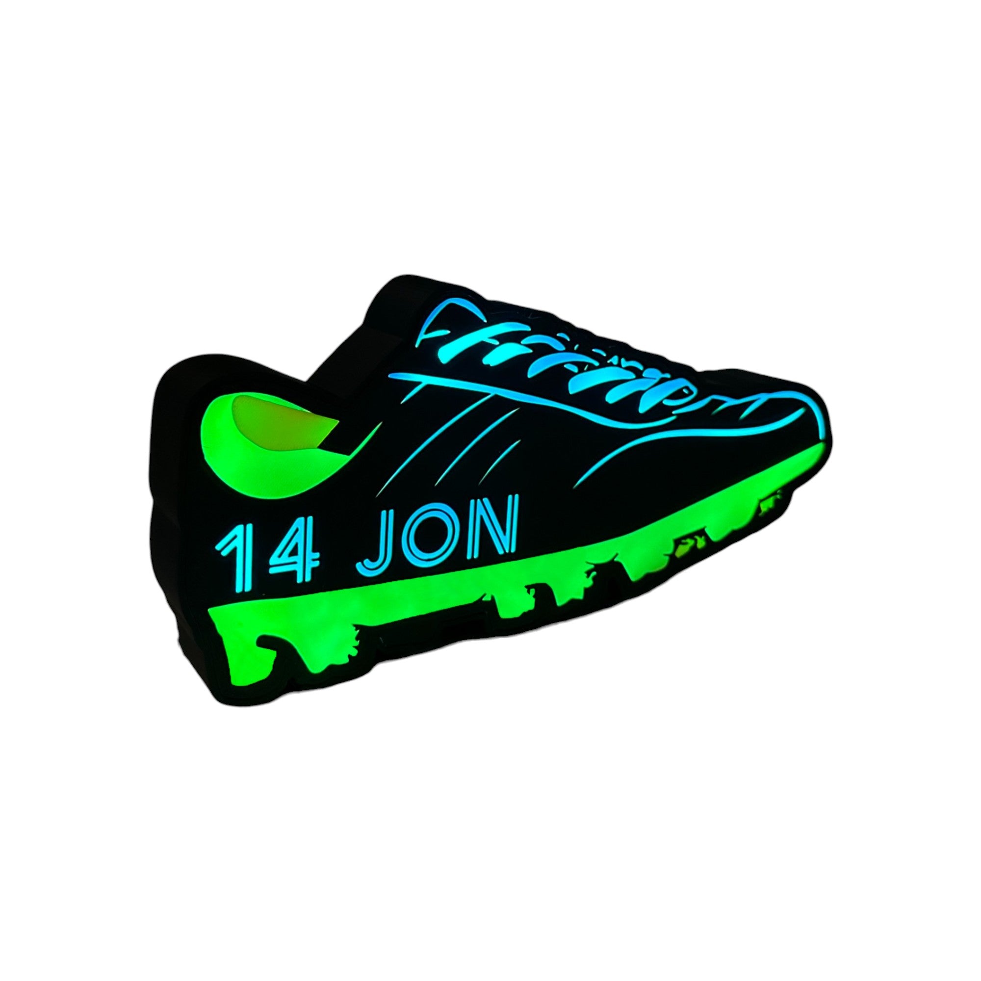 Personalised Football Boot LED Lightbox