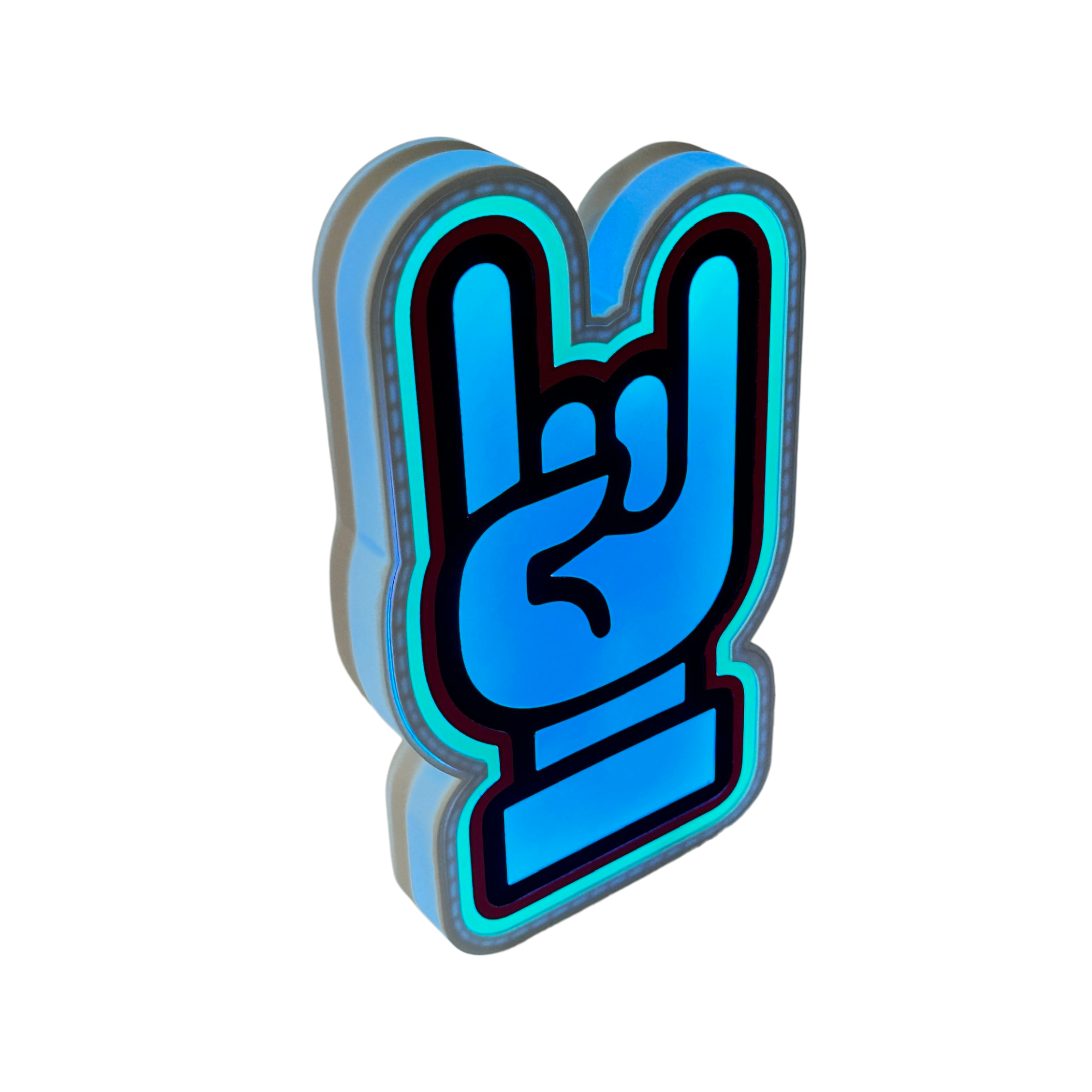 Rock Hand LED Lightbox