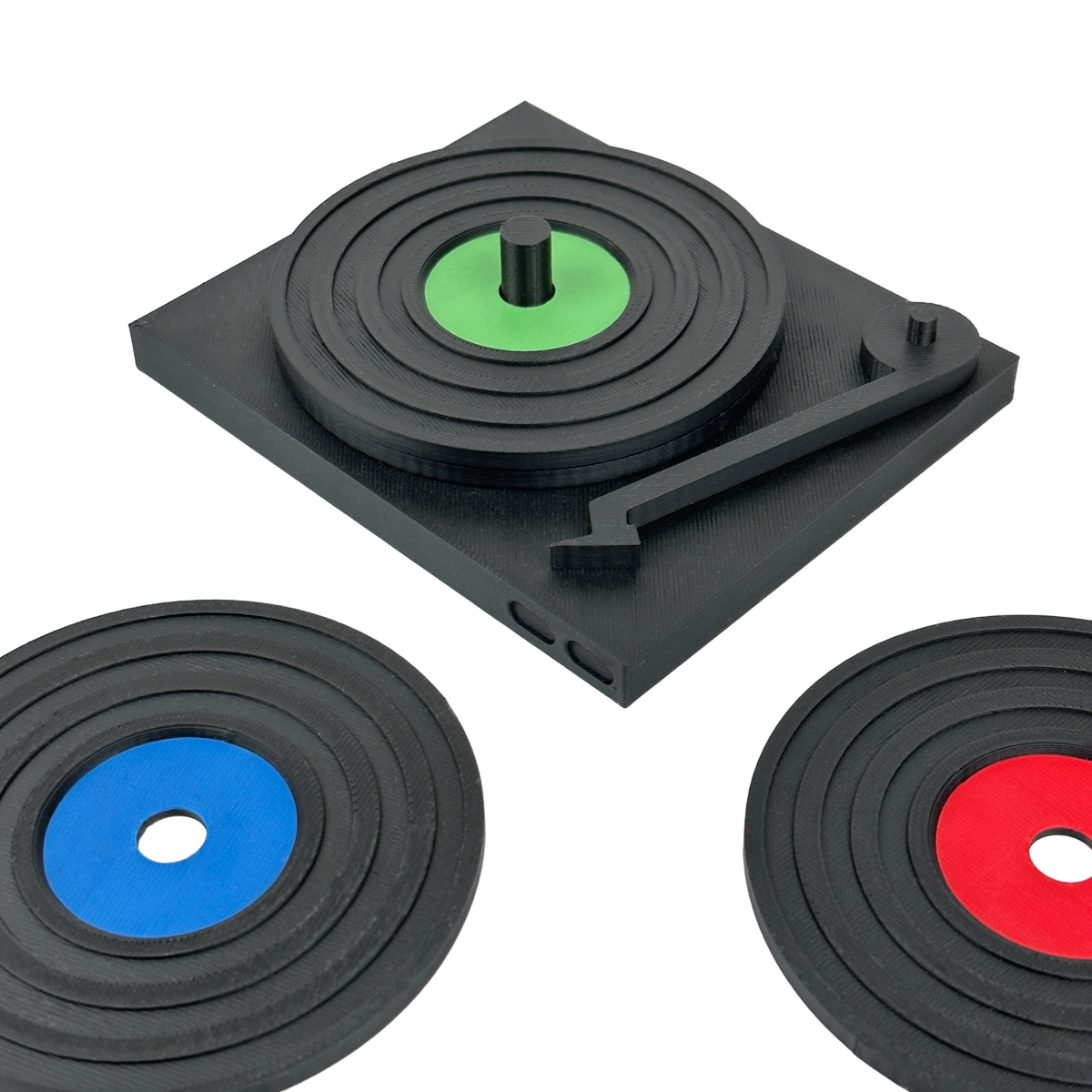 Player Set Disc Station Record Player Coaster Set | Made Happy – Made Happy Gifts