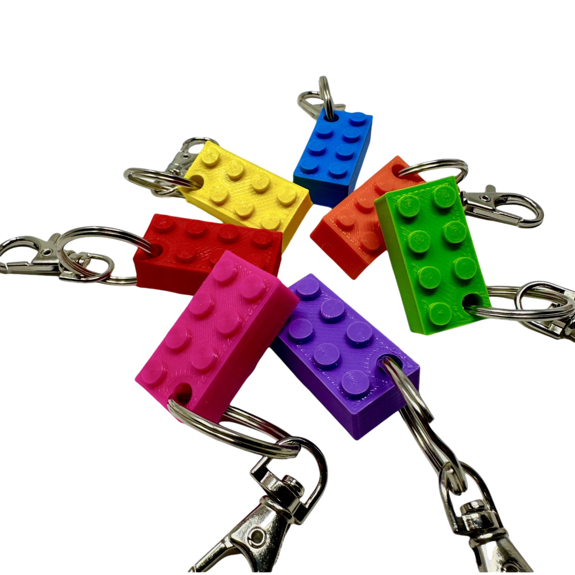 Building Brick Keyring