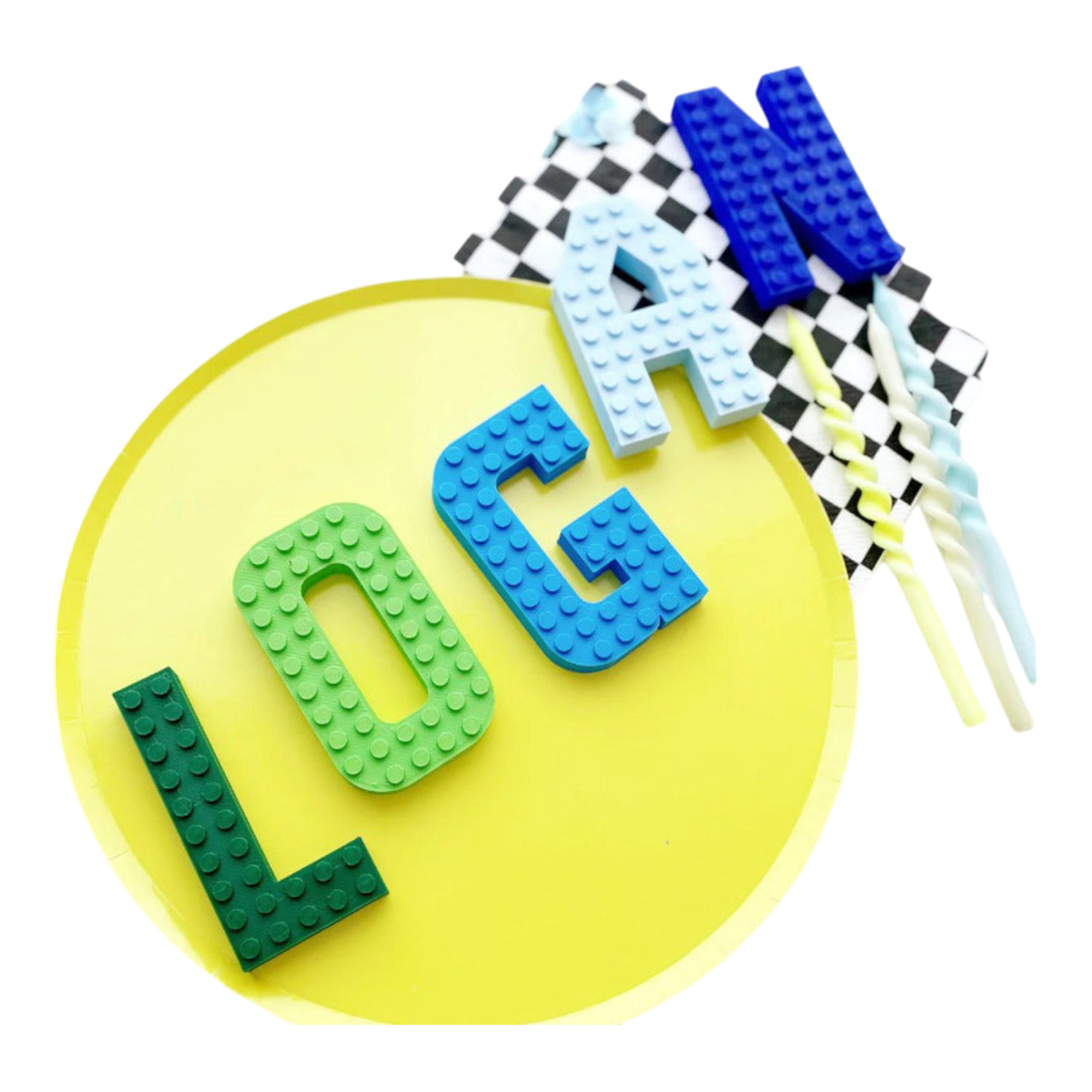 Small Brick Compatible Letters – Made Happy Gifts