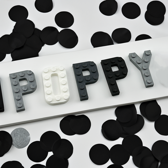 Tiny Brick Compatible Letters – Made Happy Gifts