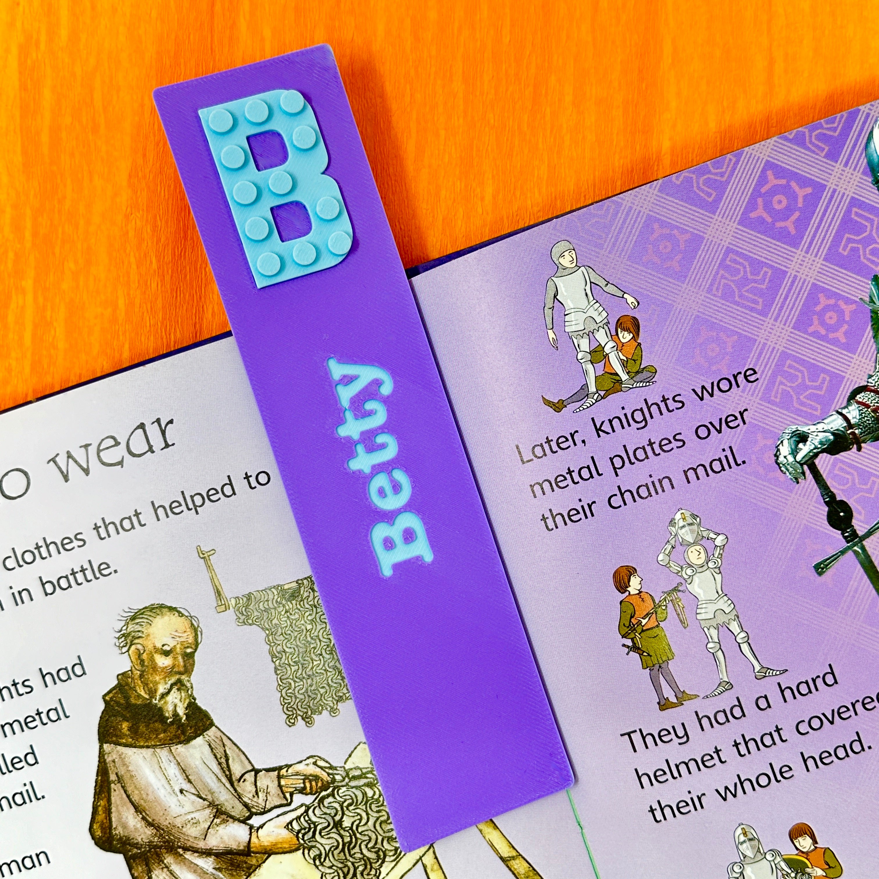 Personalised Lego Bookmark