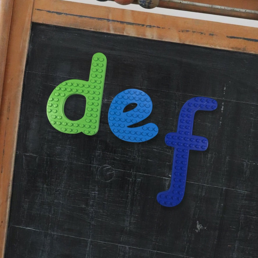 Sensory Building Brick Lowercase Alphabet Set