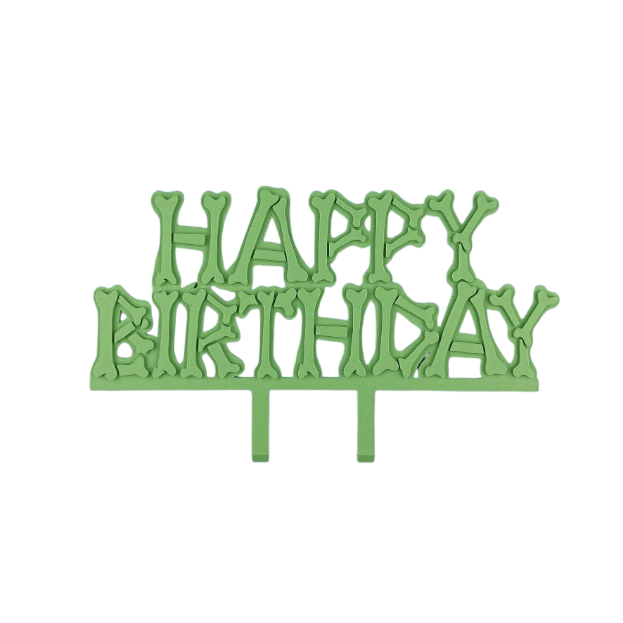 Dinosaur Bones Happy Birthday Cake Topper