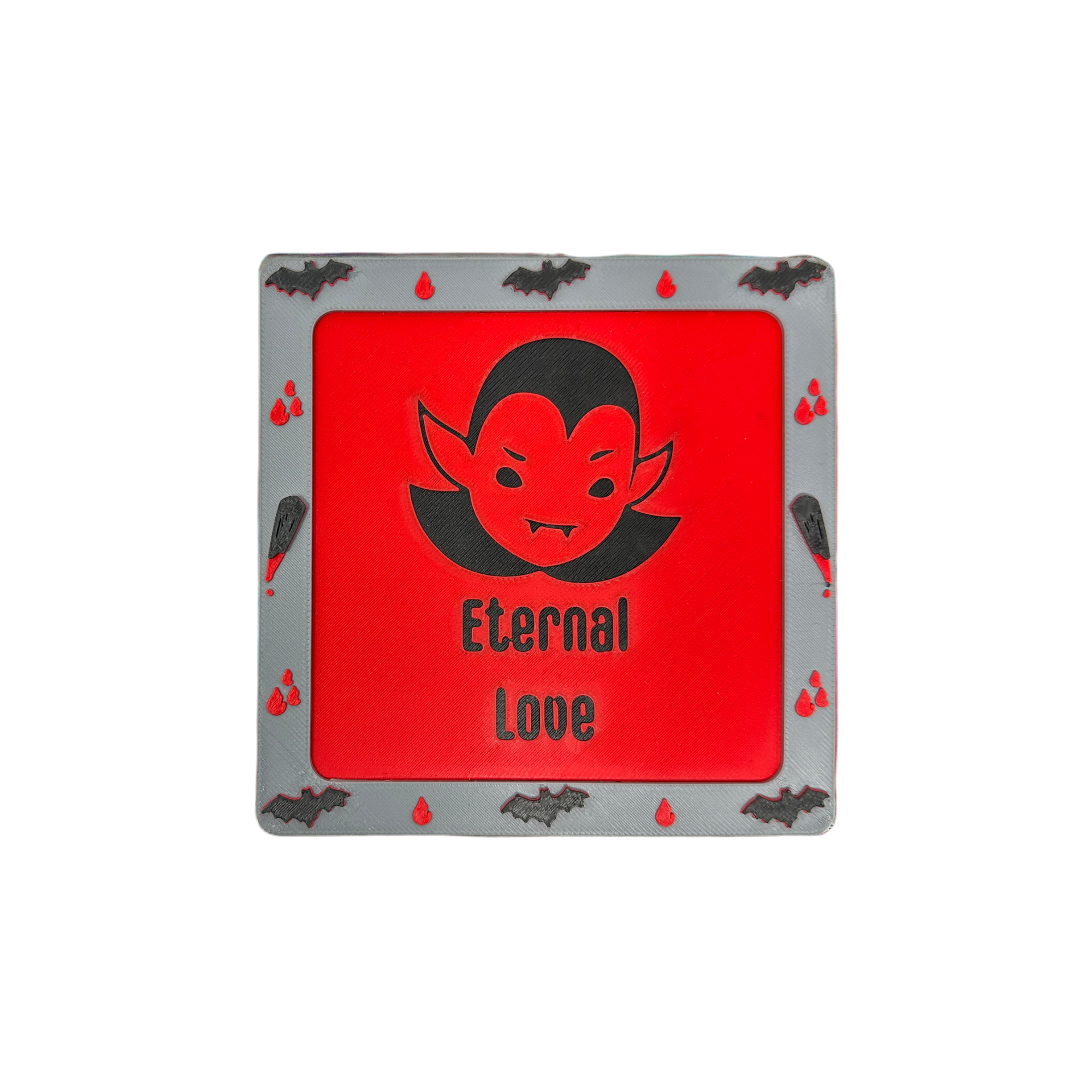 Eternal Love Alternative Valentines Coaster