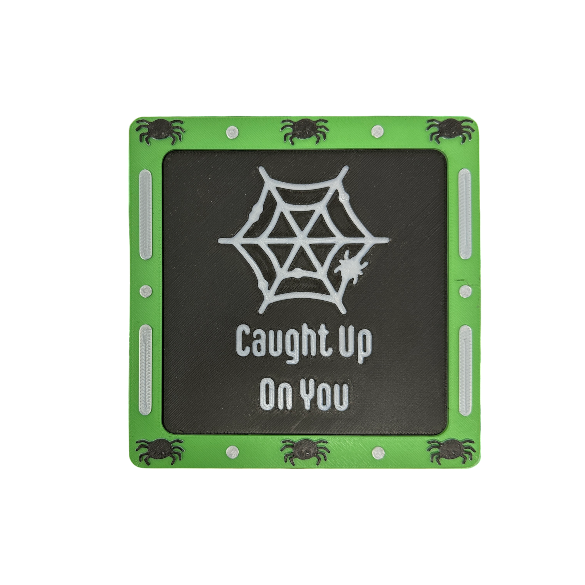 Caught Up On You Alternative Valentines Coaster