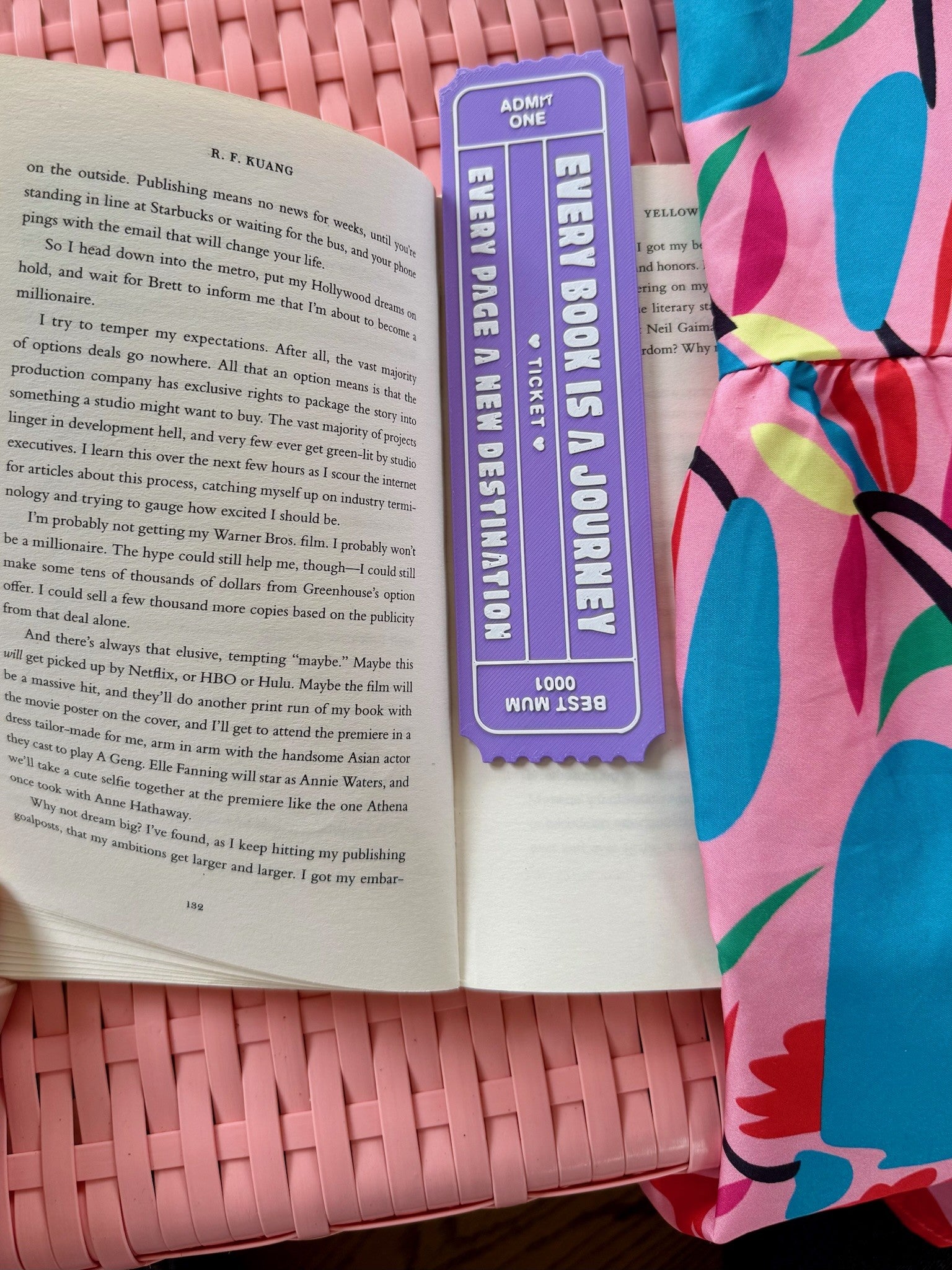 Mother’s Day Arcade Ticket Bookmark