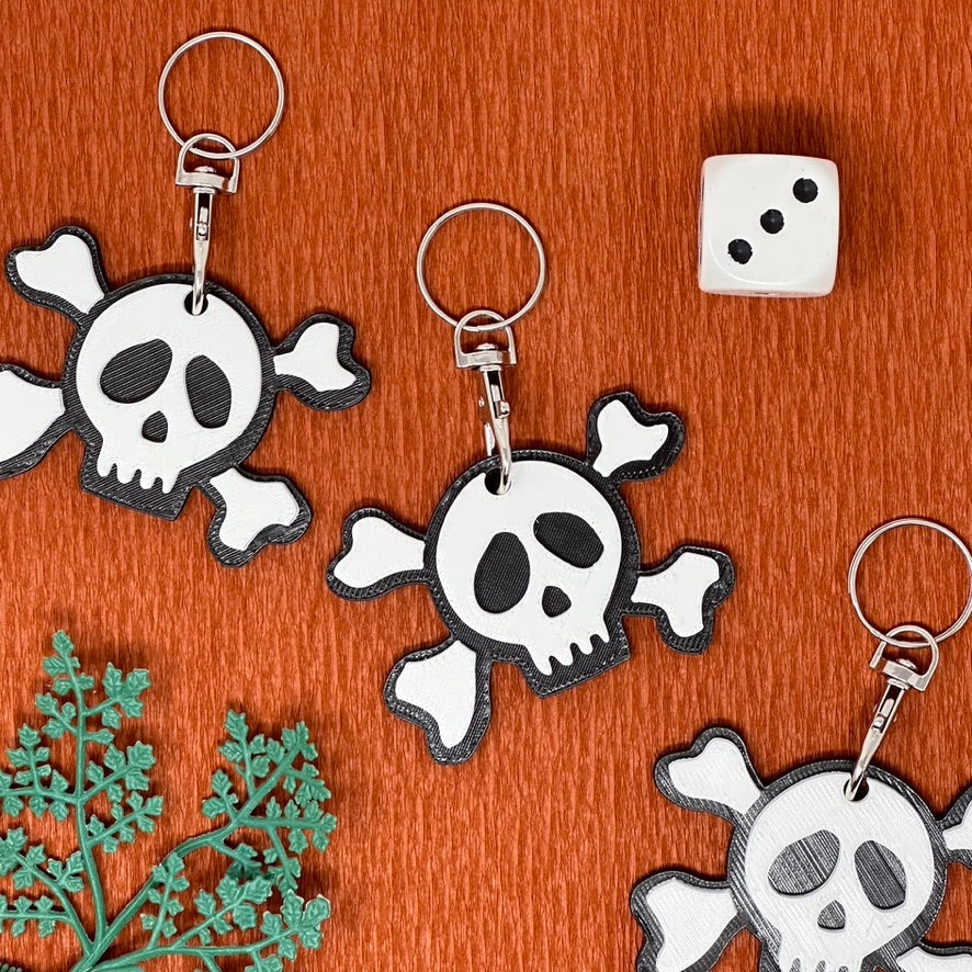 Skull & Crossbones Keyring