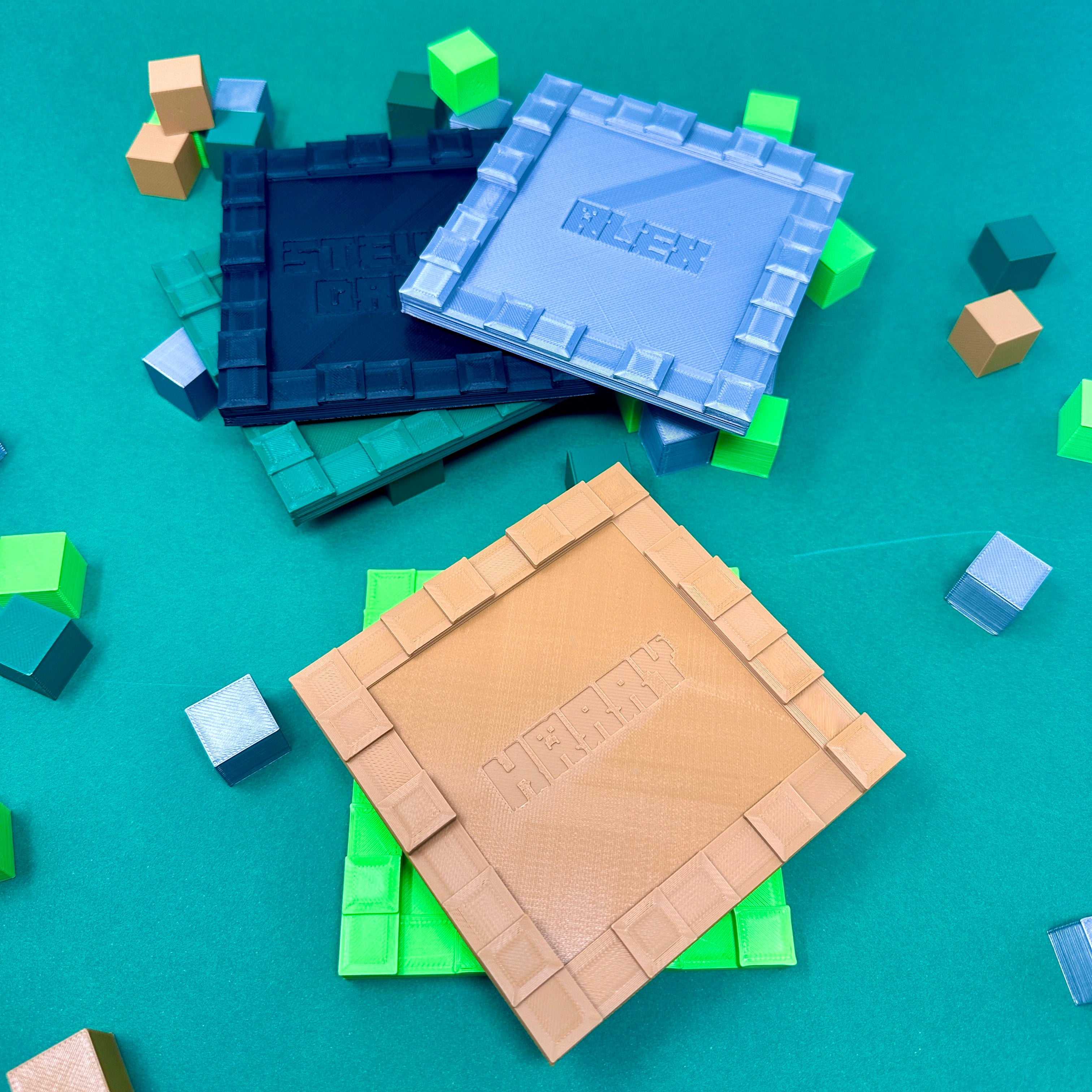 Block Mining Style Coaster – Made Happy Gifts